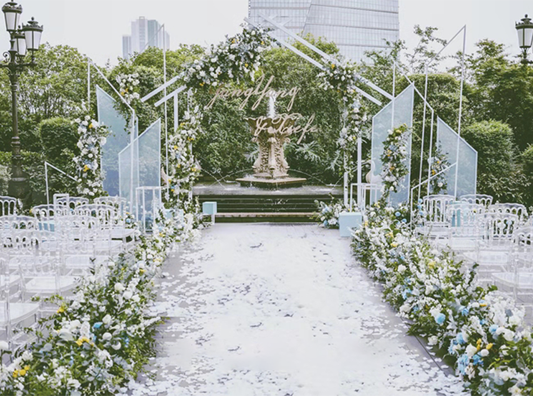 私人定制户外婚礼 小清新 婚礼场景「且听风吟」