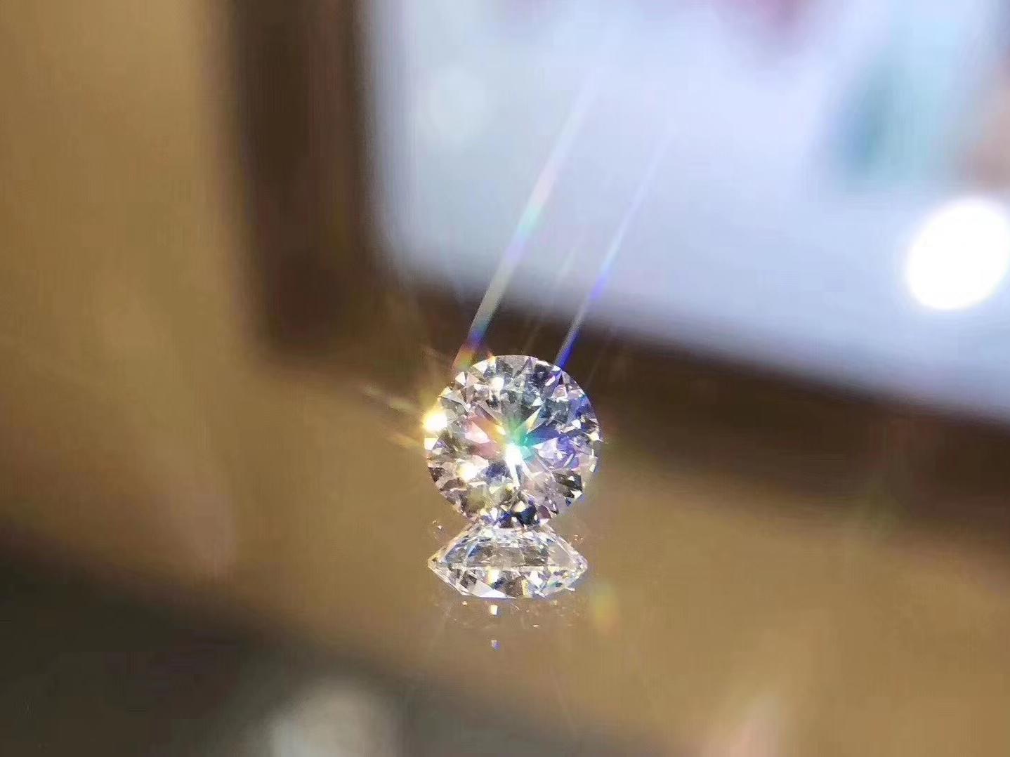 培育钻石裸钻婚戒定制1一克拉