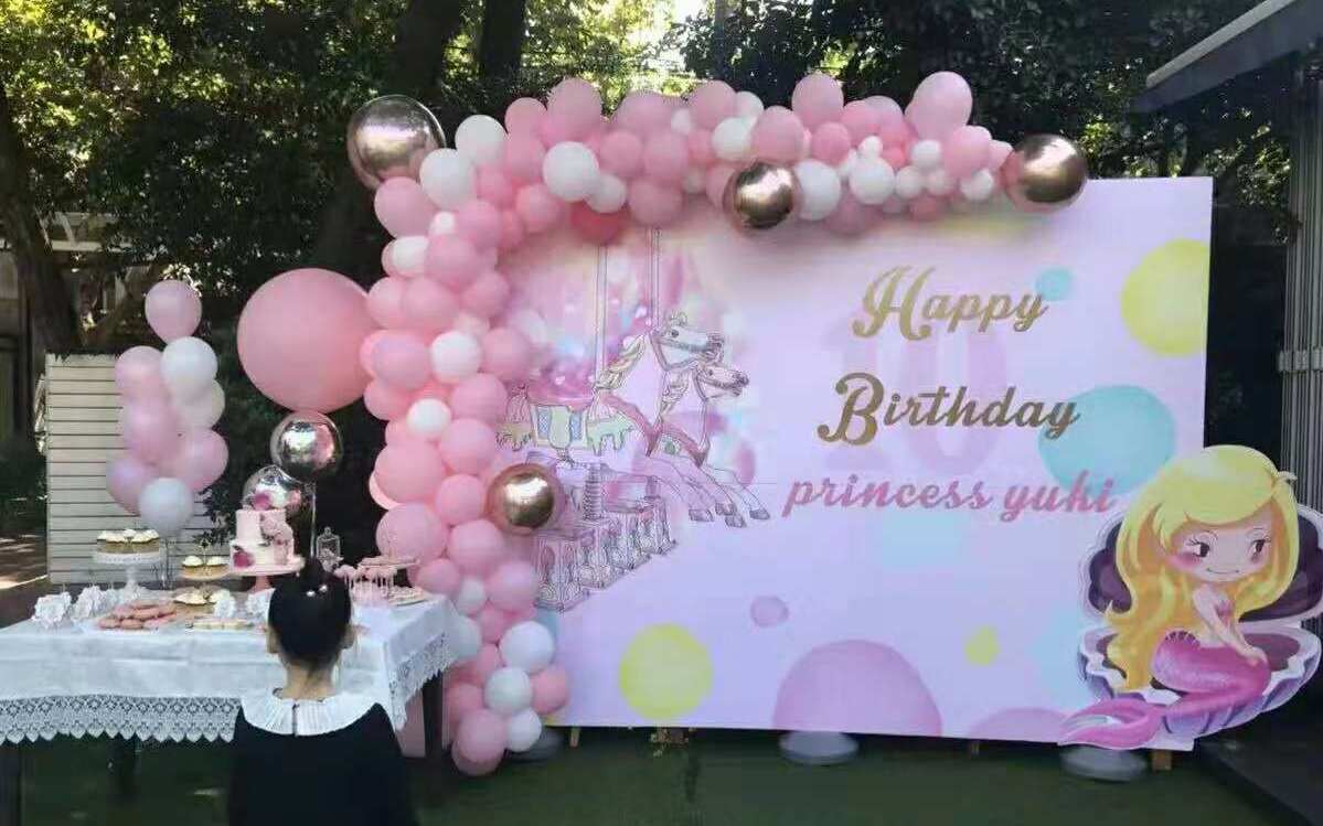 泉州晋江上门布置百日宴宝宝气球派对生日宴策划