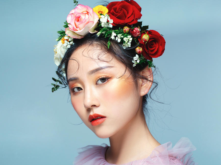 婚纱照新娘妆_中式新娘妆图片(2)