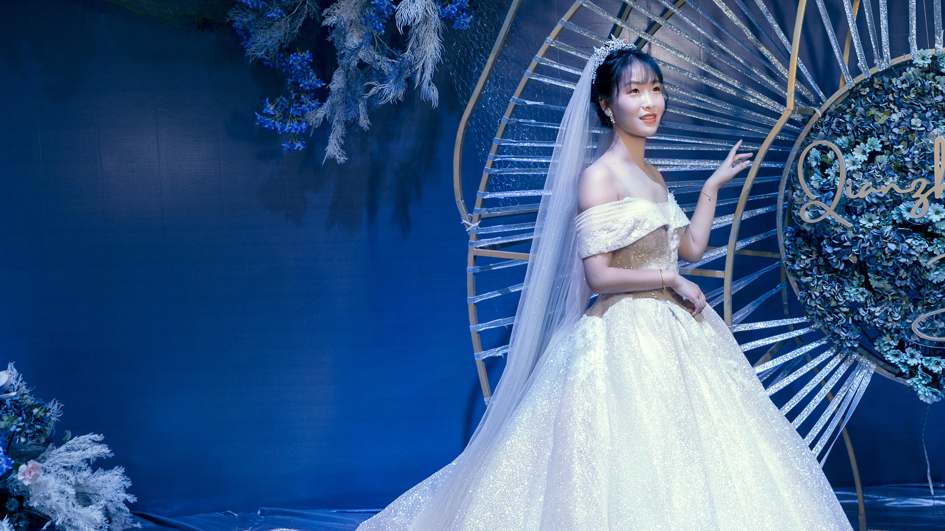 『常州焯燃婚礼』优雅之美灰蓝色简约精致