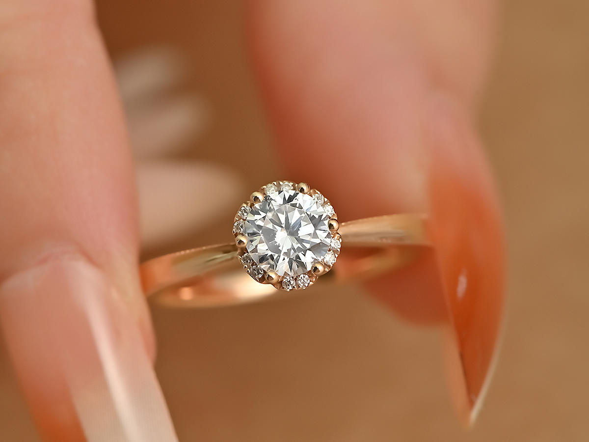 狐狸的夏天珠宝「朝暮」设计款新款结婚钻戒