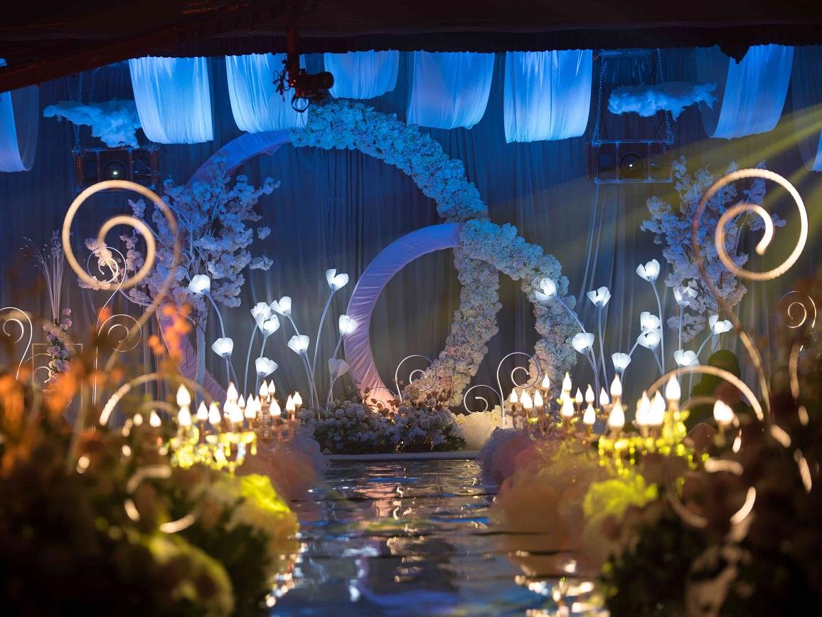 喜派婚礼简约清新大气豪华3d全息网红套餐