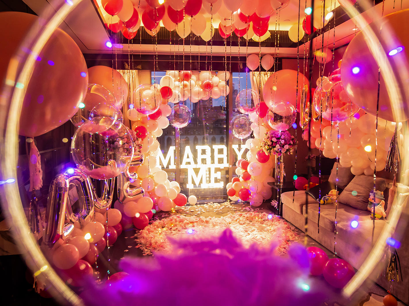 酒店套房求婚策划 专享极度私密的唯美浪漫求婚