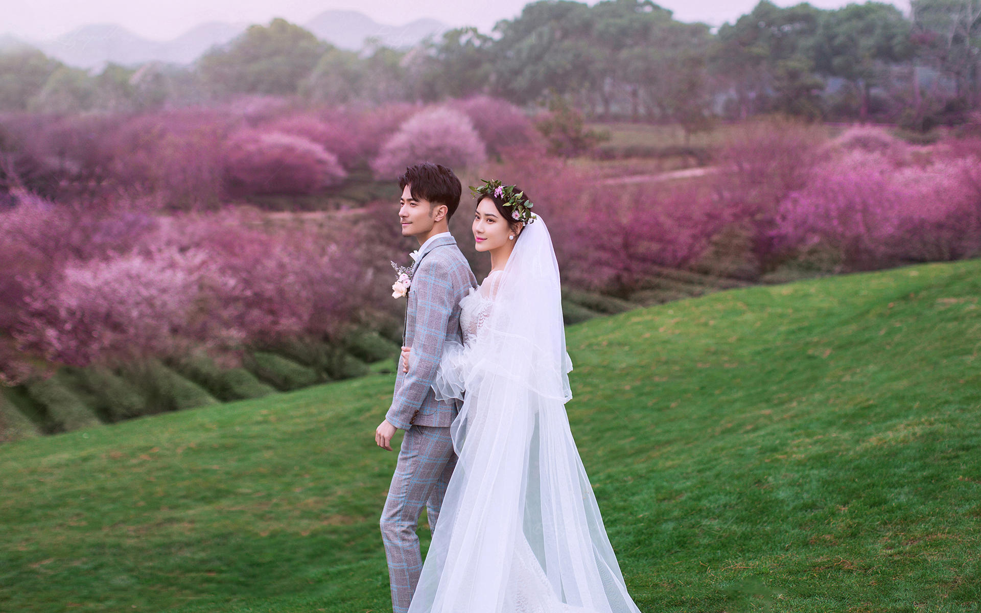 春季氧气恋爱#花海+森系双外景拍摄+送新娘婚纱