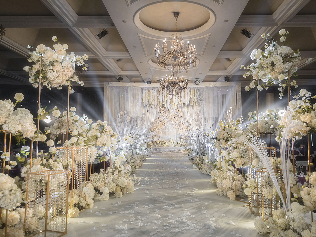 爱尔语典 香槟白大气婚礼【梦】