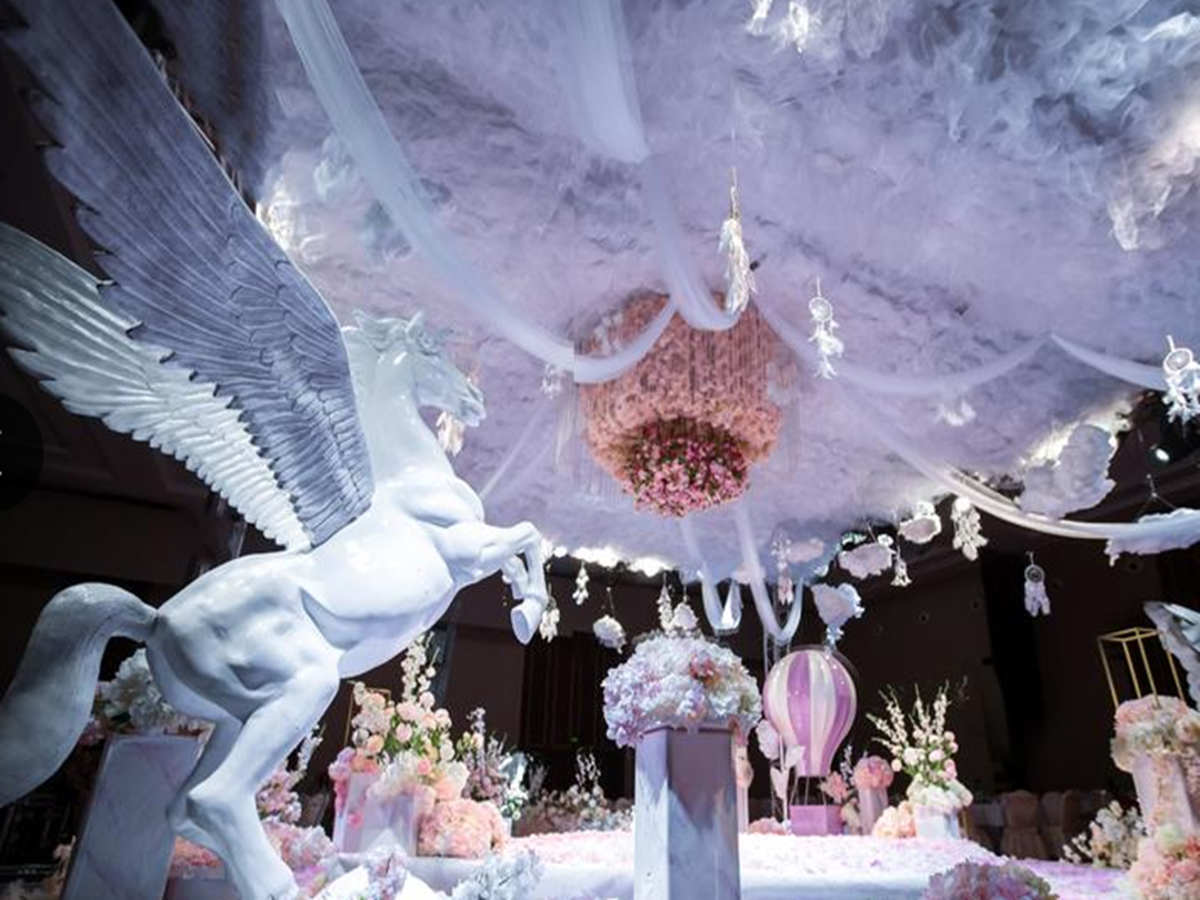 内江一期一会粉色少女心梦幻婚礼