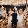 香槟金飞马创意主题婚礼含老板亲自司仪化妆摄像摄影