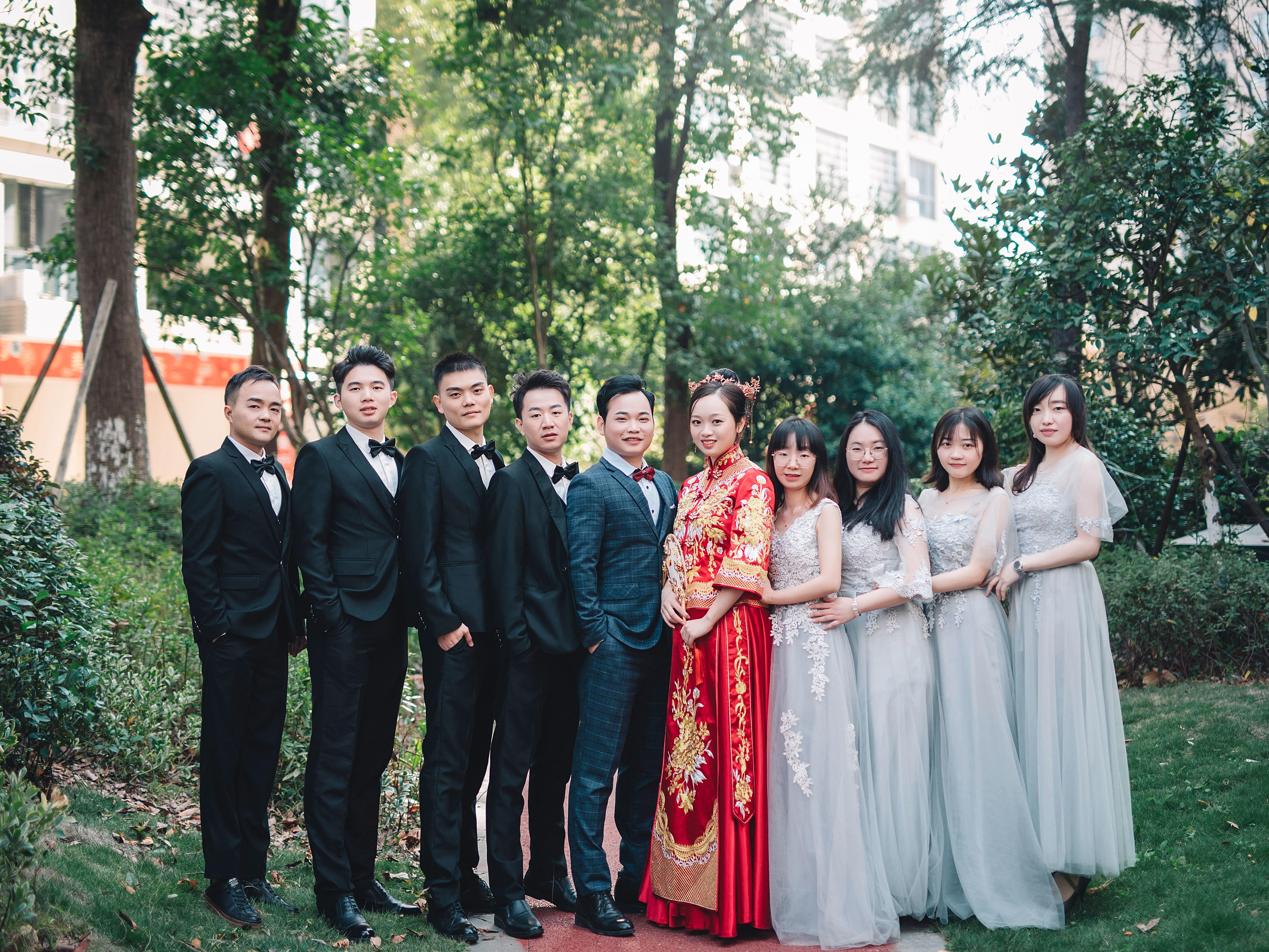 #浏阳VIVI婚纱灵动飘逸仪式纱+秀禾服+礼服#