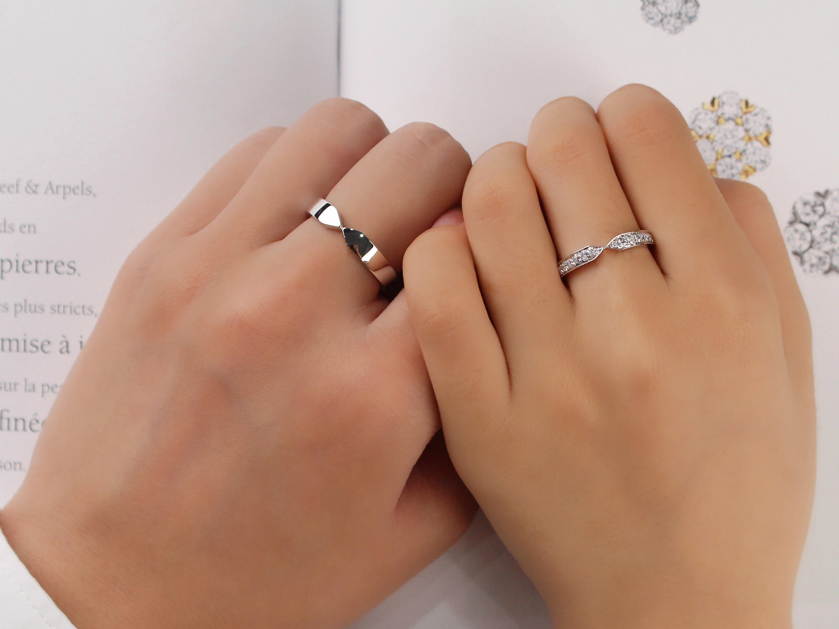 缘系一生情侣对戒男女结婚戒指18K金