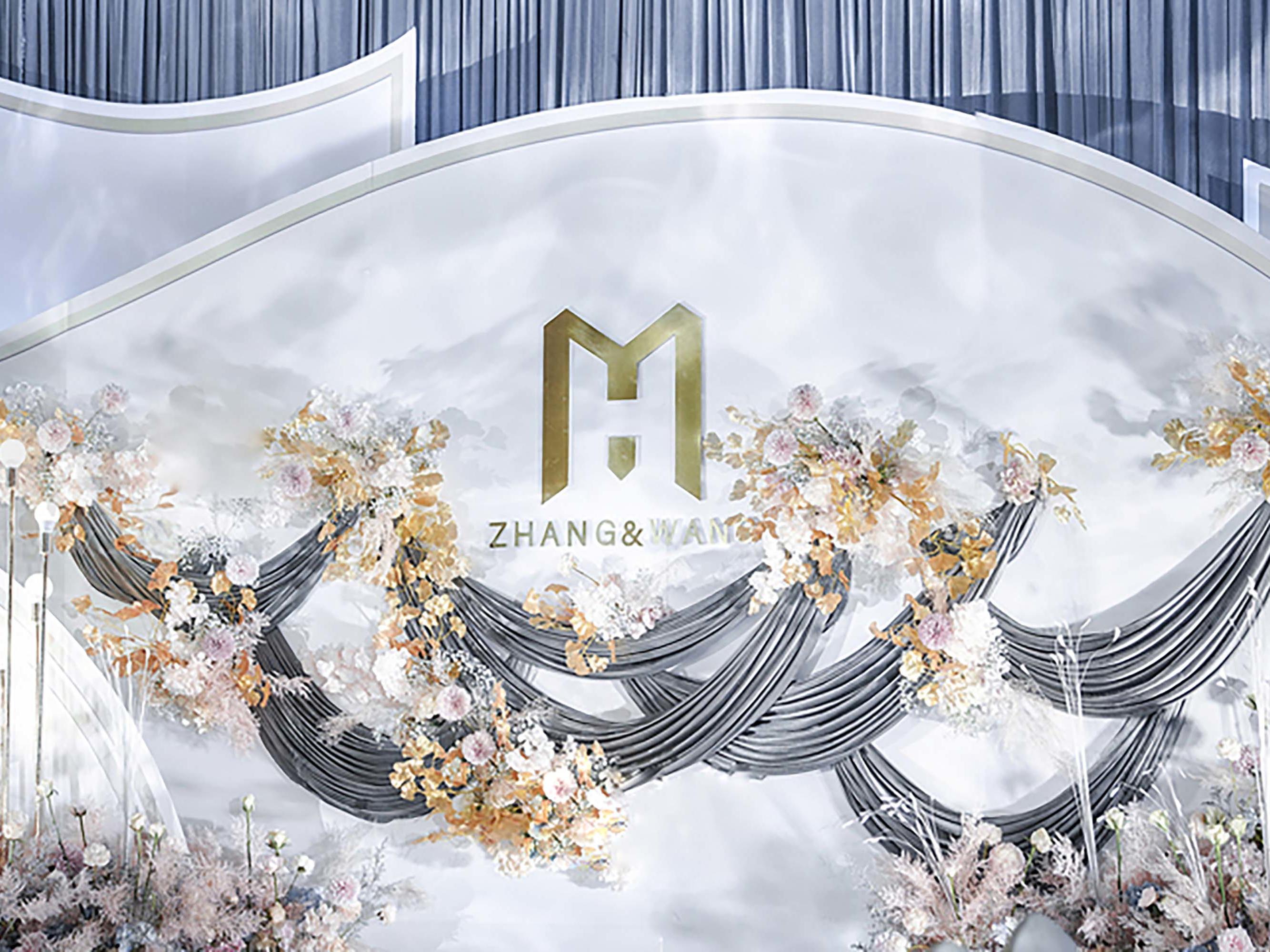 【暖冬钜惠】高雅蓝白 层次质感呈现 气质婚礼