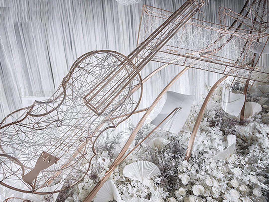 【乐游记】大气白金婚礼/赠送婚礼当天甜品一套