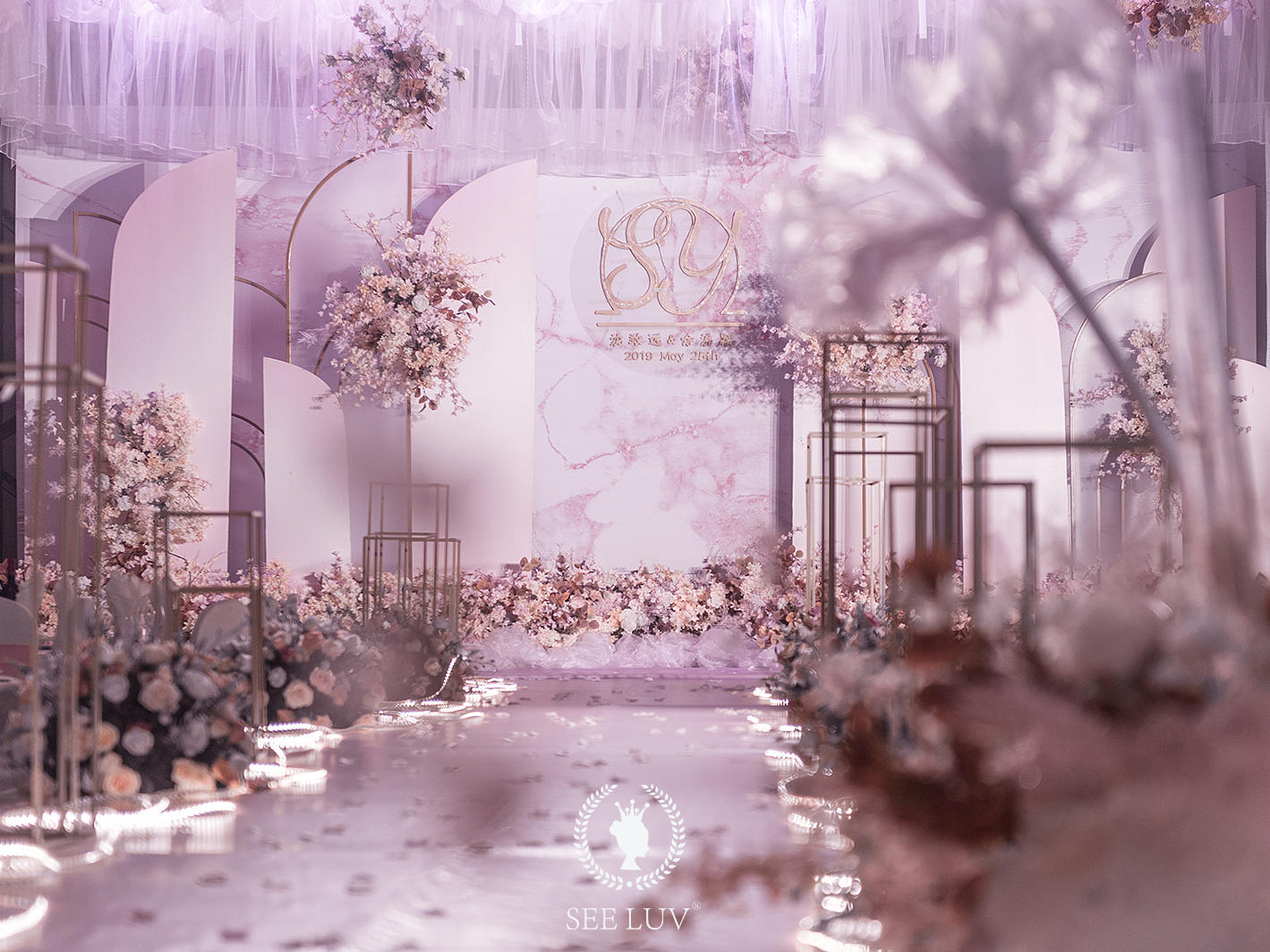 贺新店开业 粉色梦幻婚礼 【花伴】