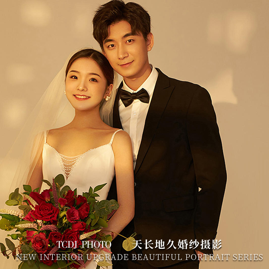 【极简韩式】婚纱摄影室内韩式光影婚纱照超值系列