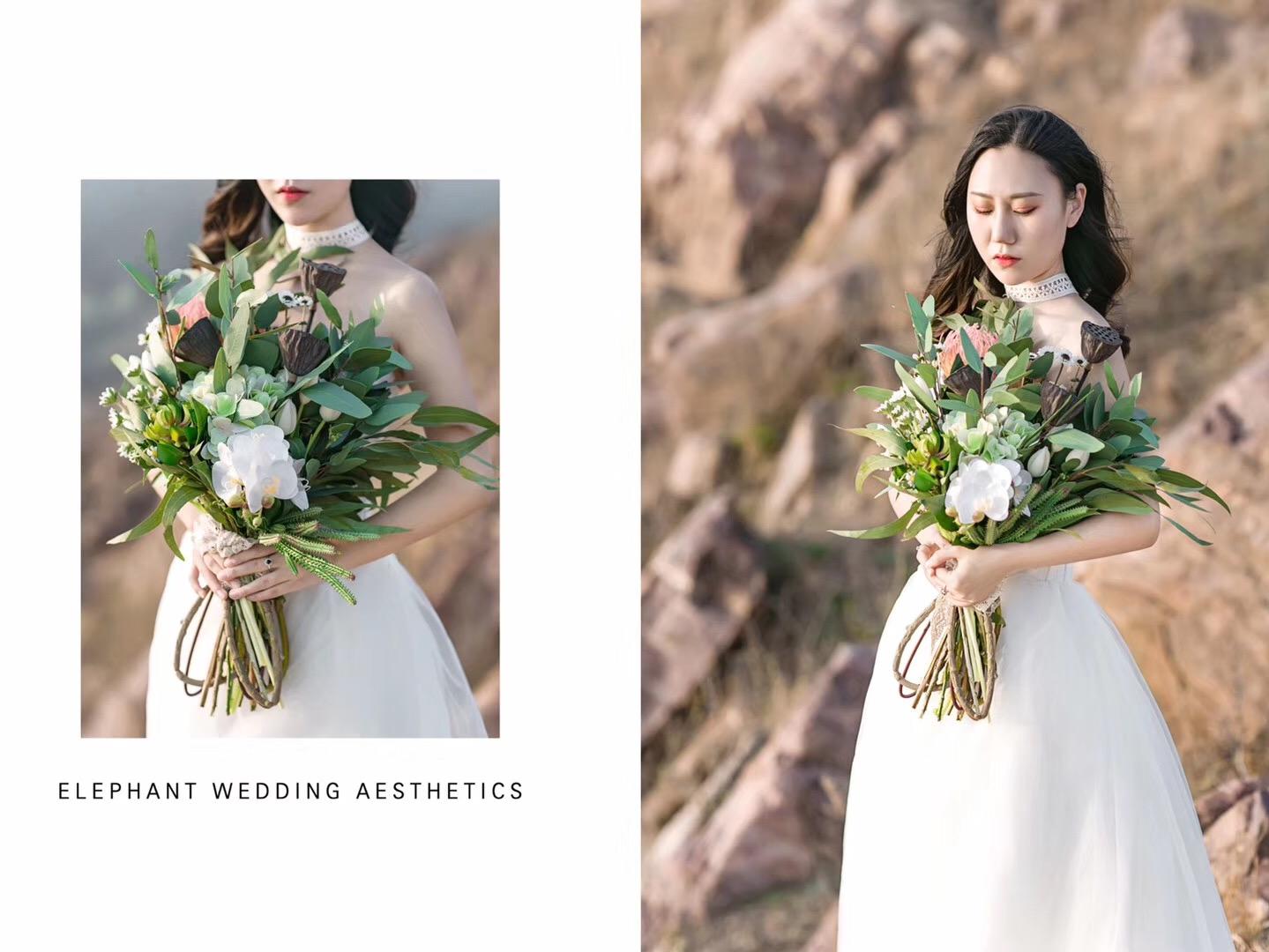 花漾婚纱造型 精致婚纱礼服套系+资深级化妆师跟妆