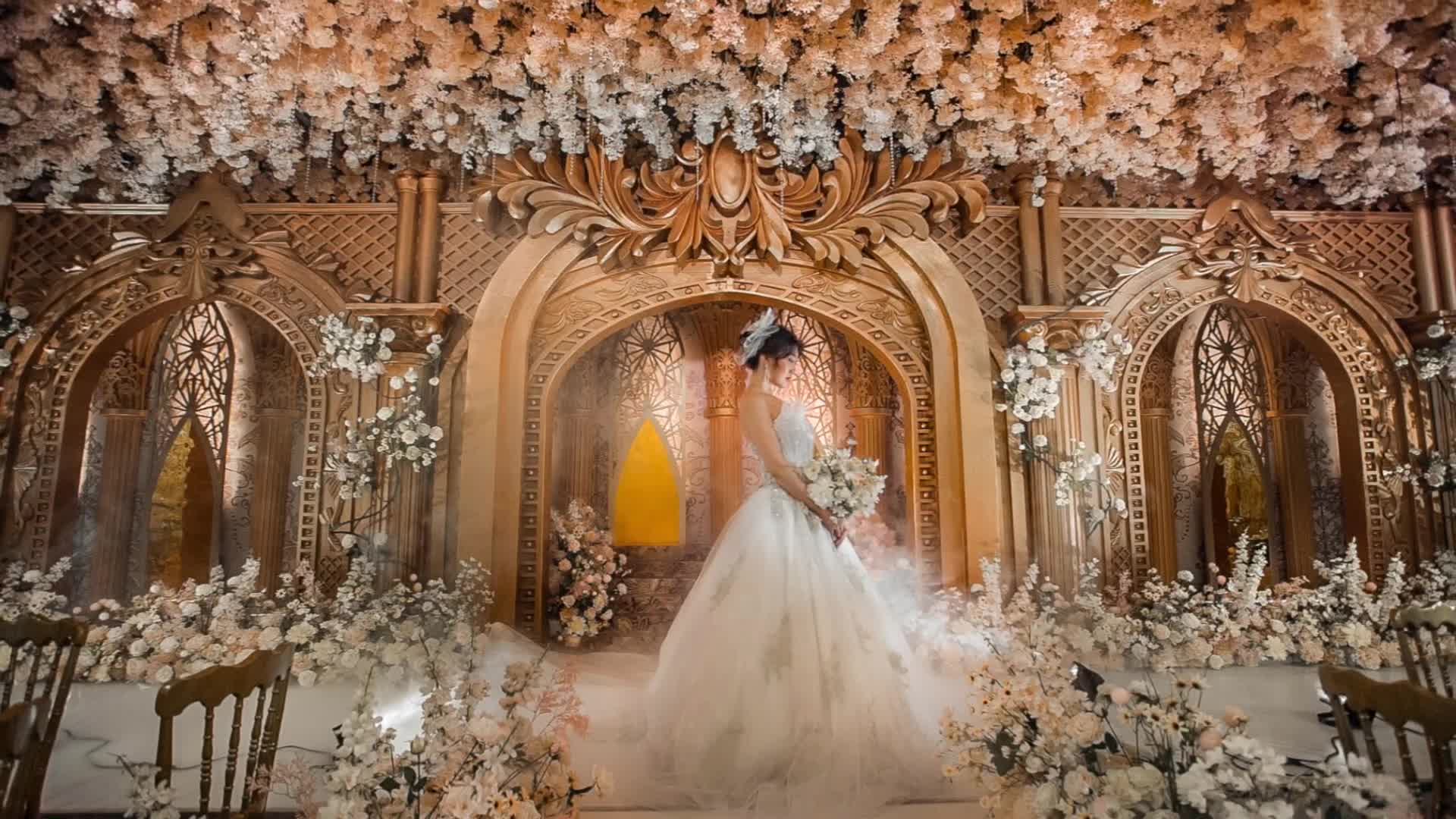 新娘必看 最新欧式大气网红婚礼 《唐顿庄园》