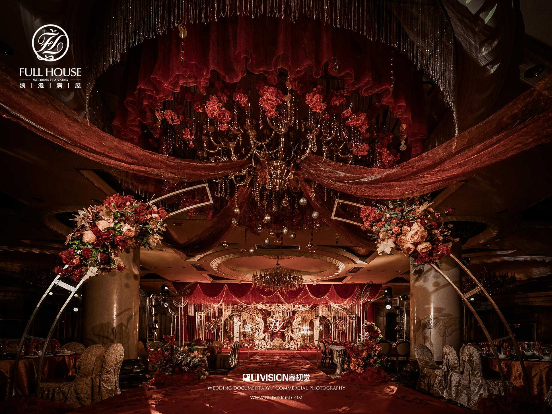 欧式style - 红金搭配