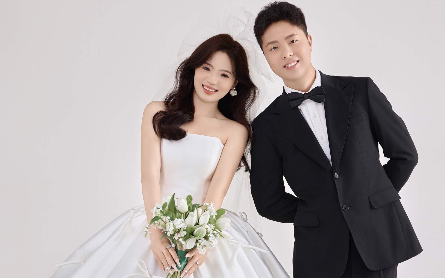 韓系簡約婚紗照