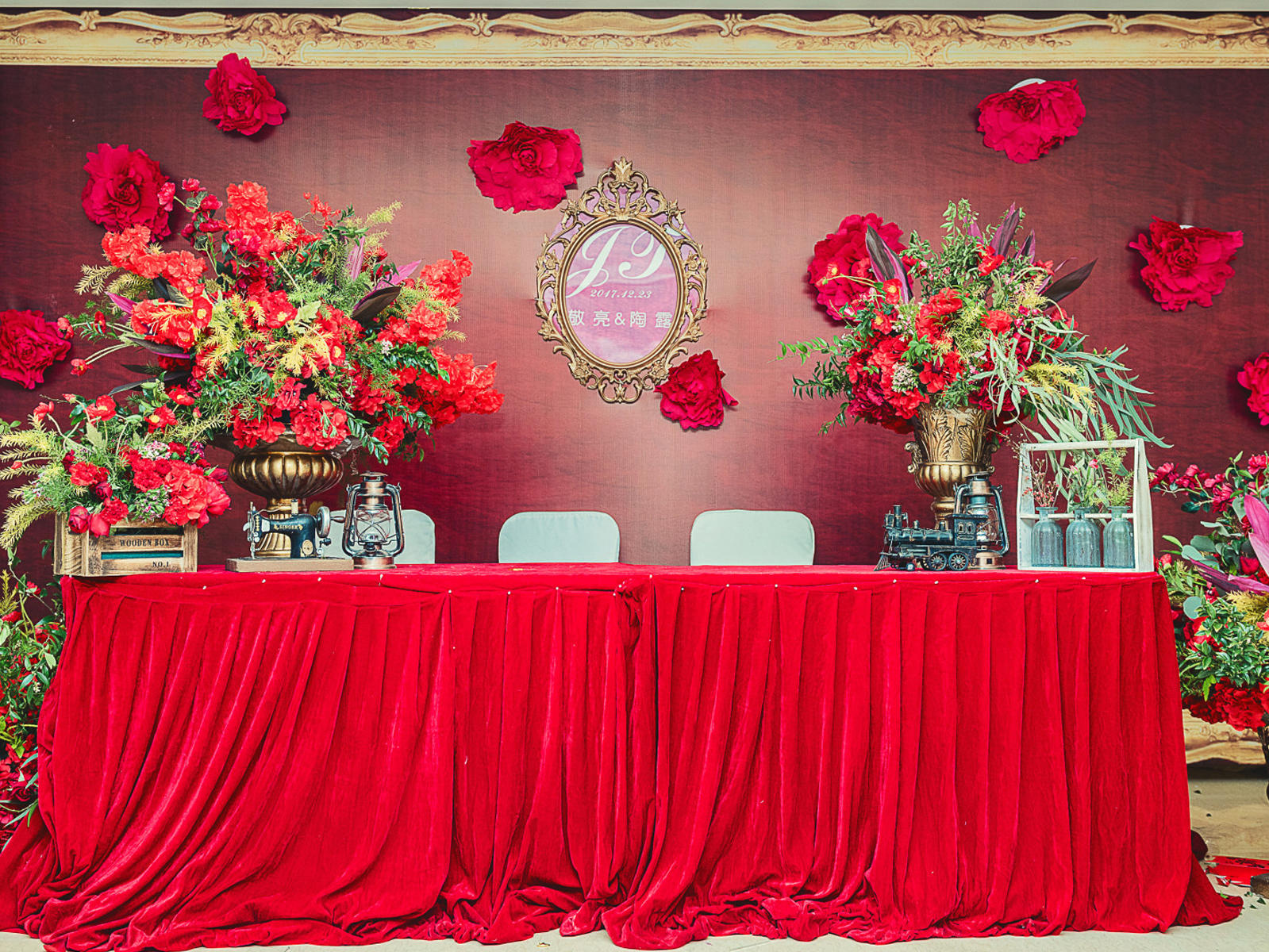 红玫瑰主题高端定制欧式婚礼