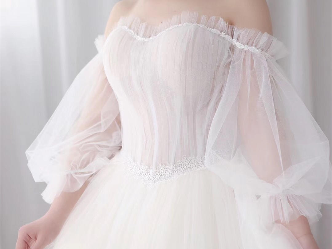 【本合】婚礼纪专属超值特惠  拖尾婚纱五件套