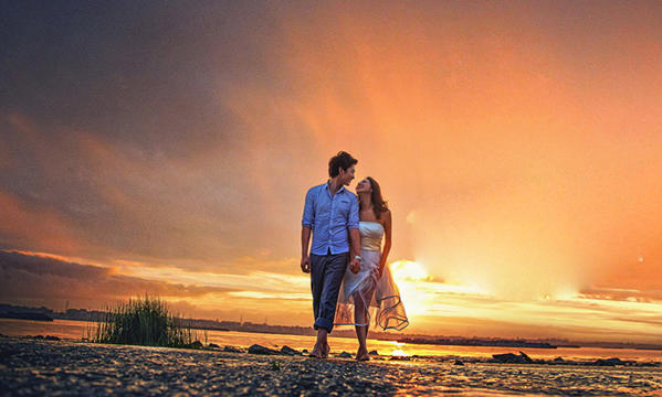 【潇氏摄影成都店】 三亚蜈支洲岛海景婚纱摄影团购