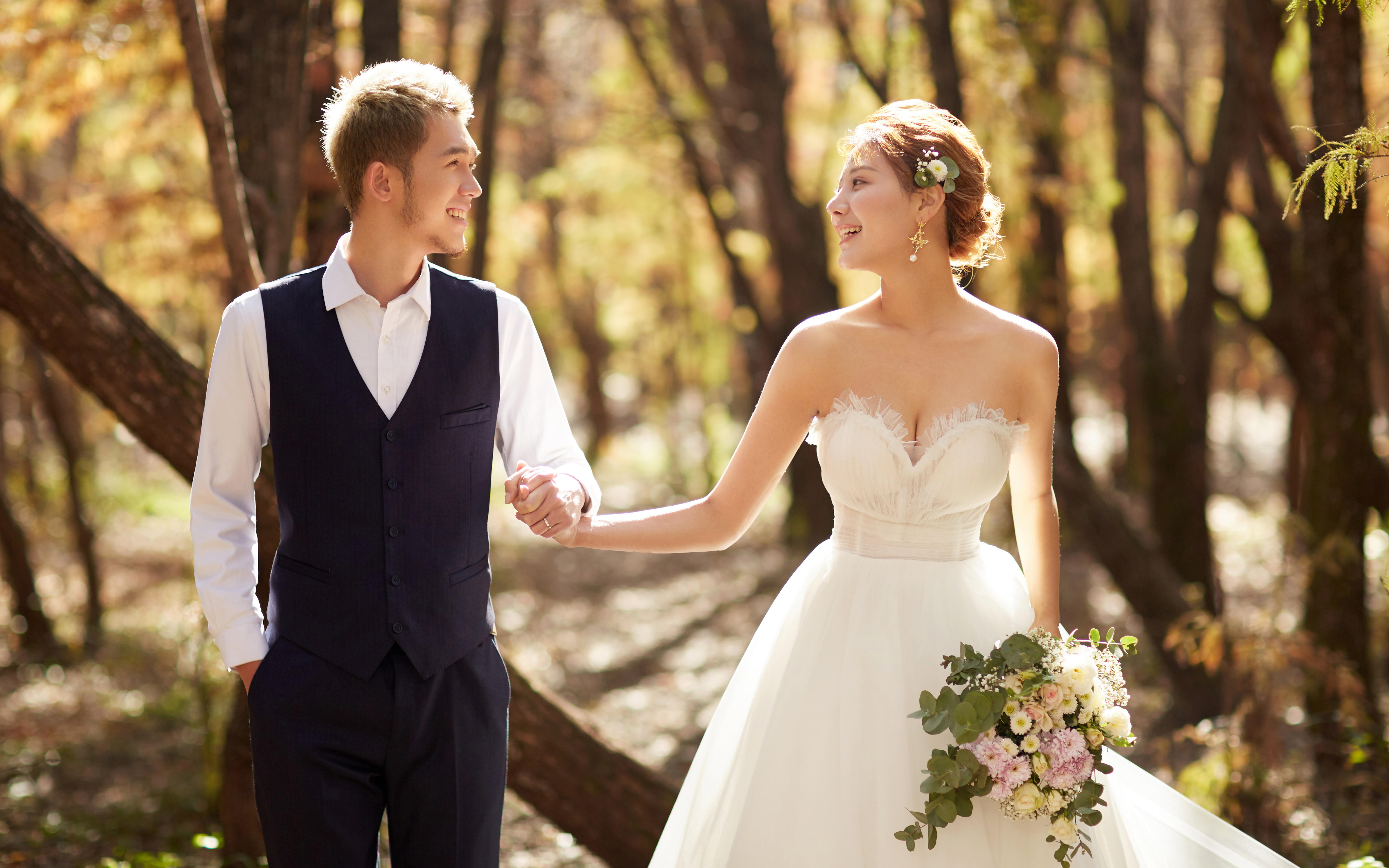 【时尚甜蜜结婚证件照】青禾出品