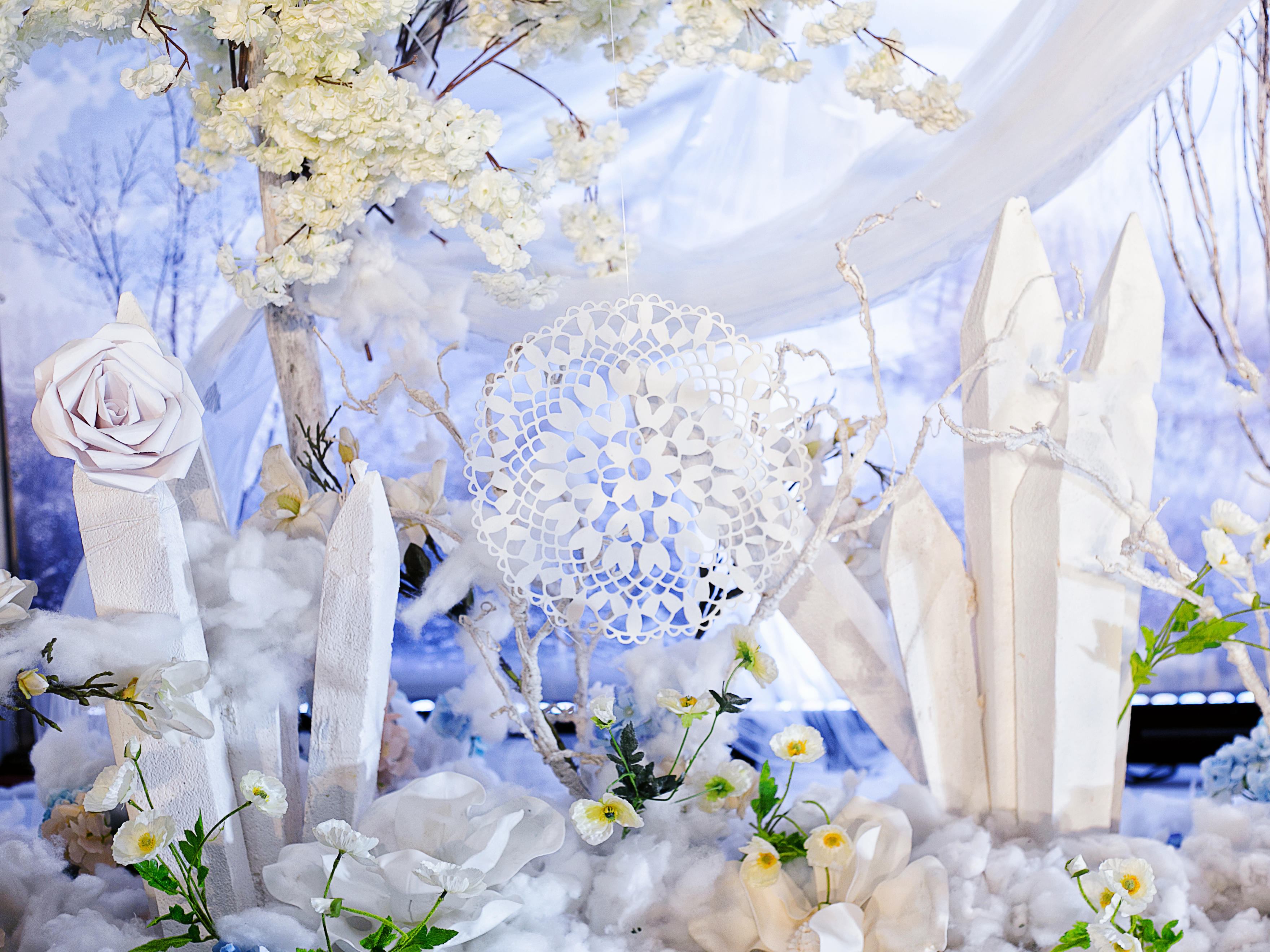 爱的真谛【蓝白色主题婚礼】内含司仪摄像摄影跟妆