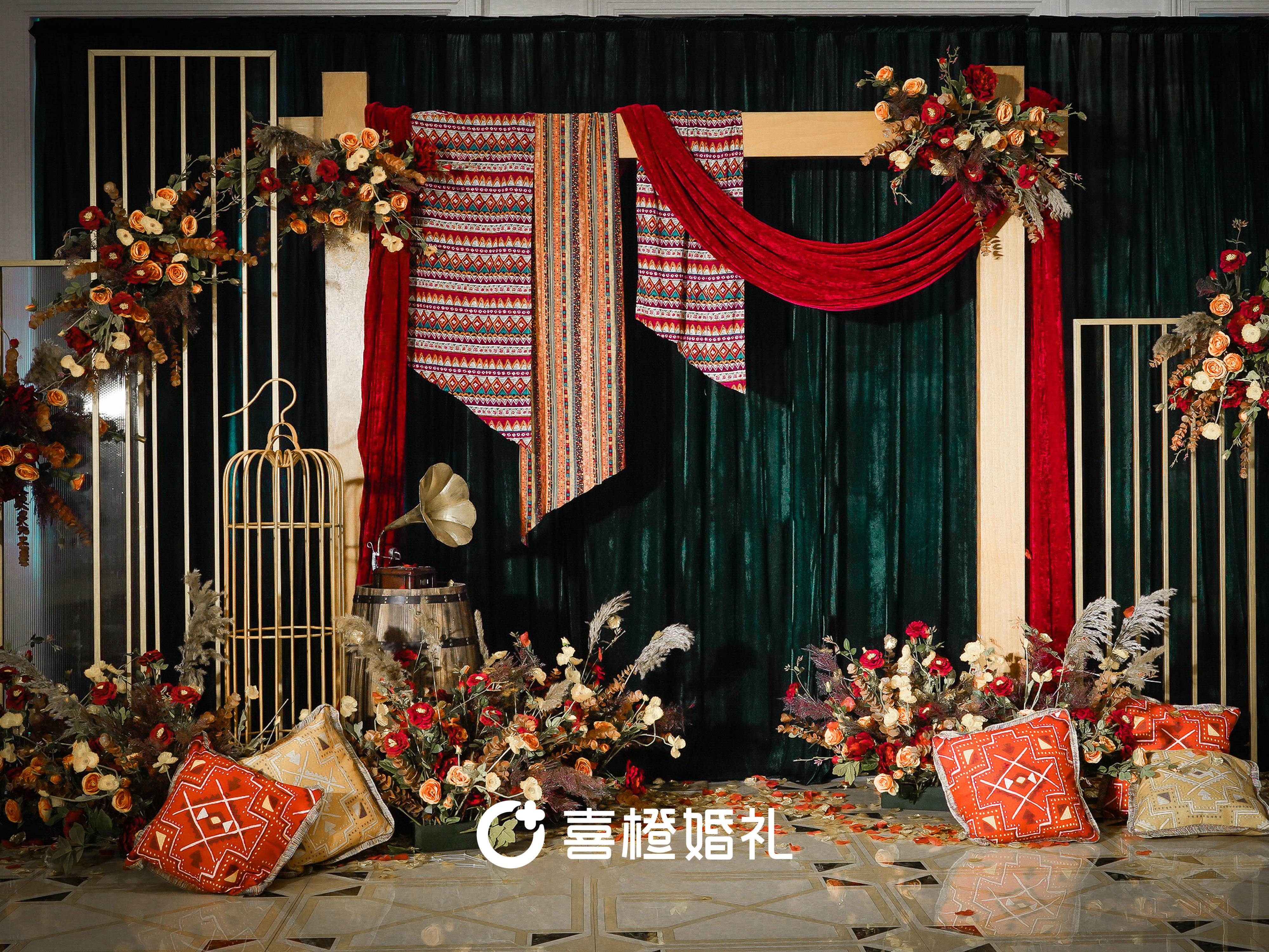 橙果婚礼——圣诞恋曲/撞色/复古风