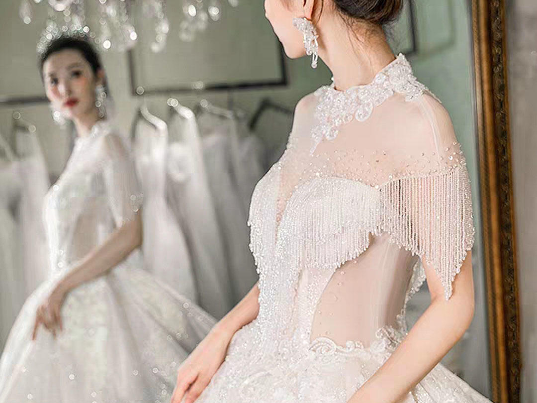 【爆款华丽主纱礼服】7件套套餐租赁  超性价比