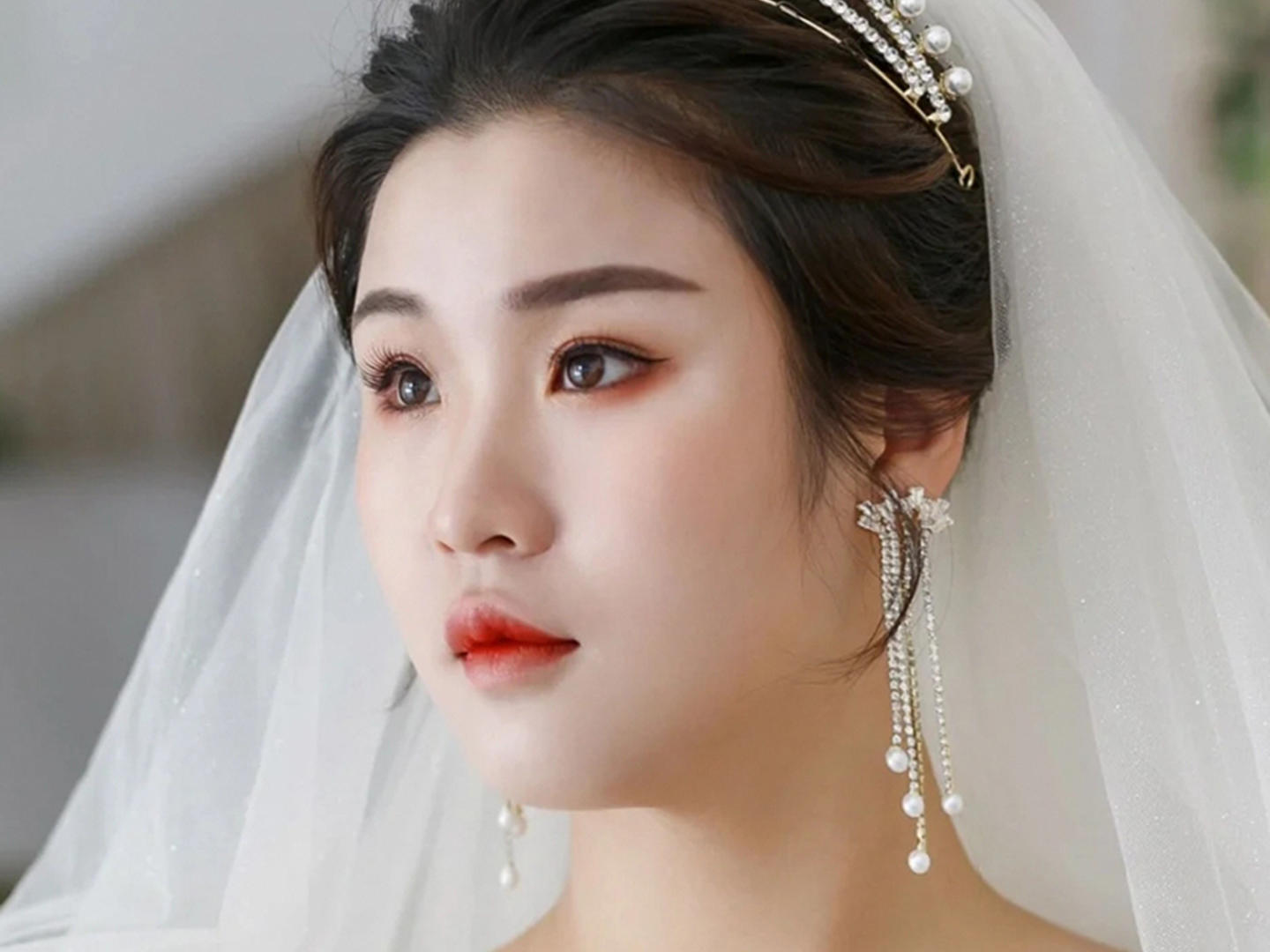 【致青春造型】结婚当天新娘到店回门宴妆380