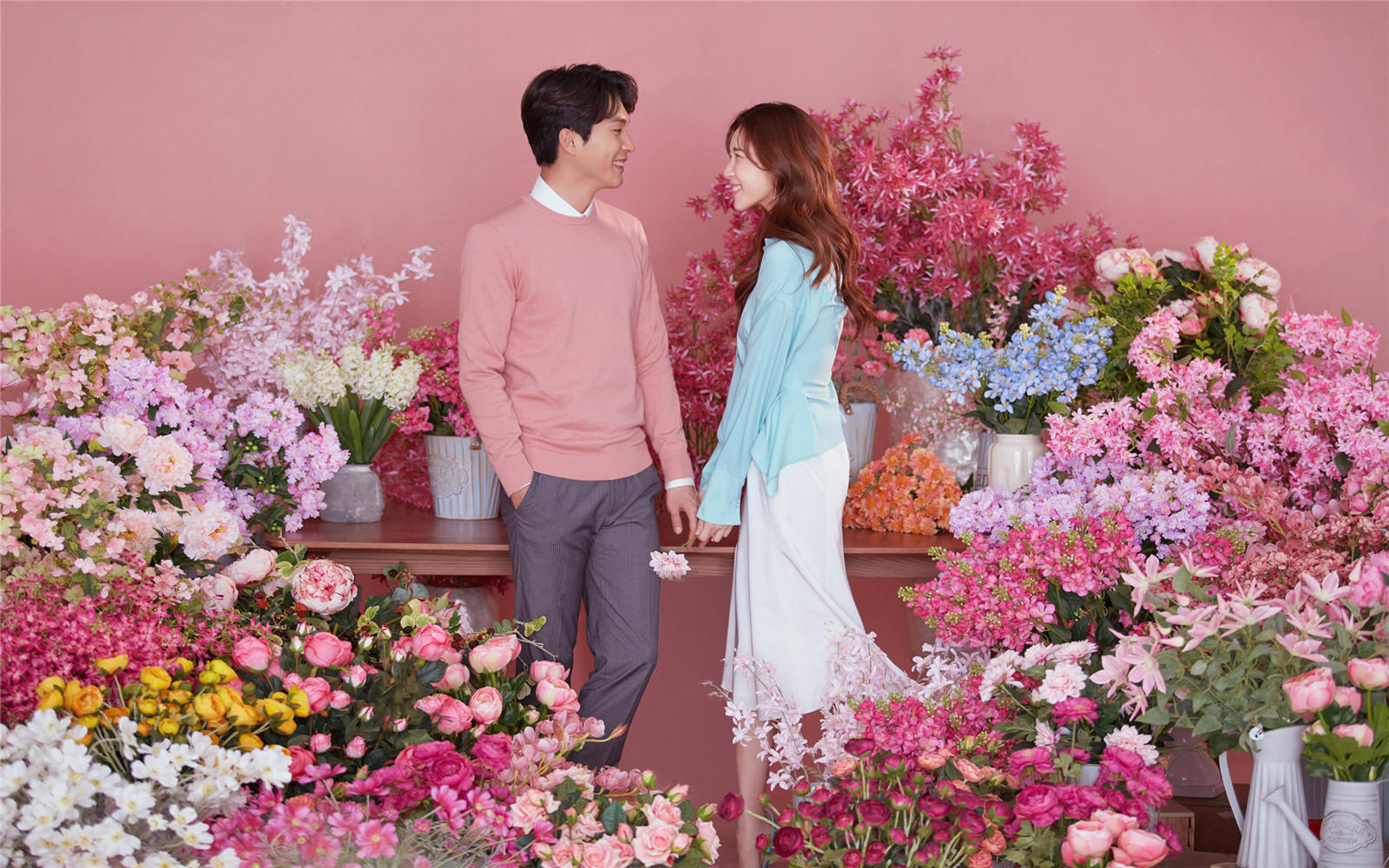 花禾森系A套餐专业技术团队高端时尚个性定制婚纱照