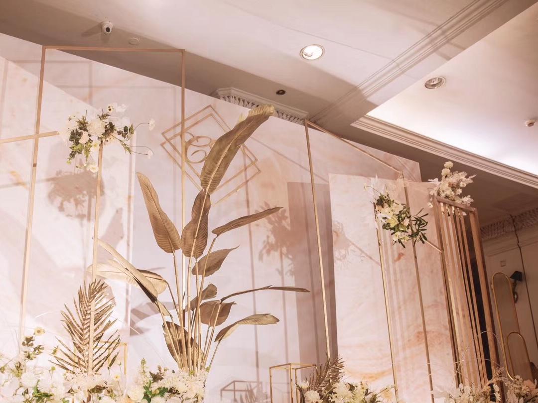 香槟色轻奢系列大气婚礼主题