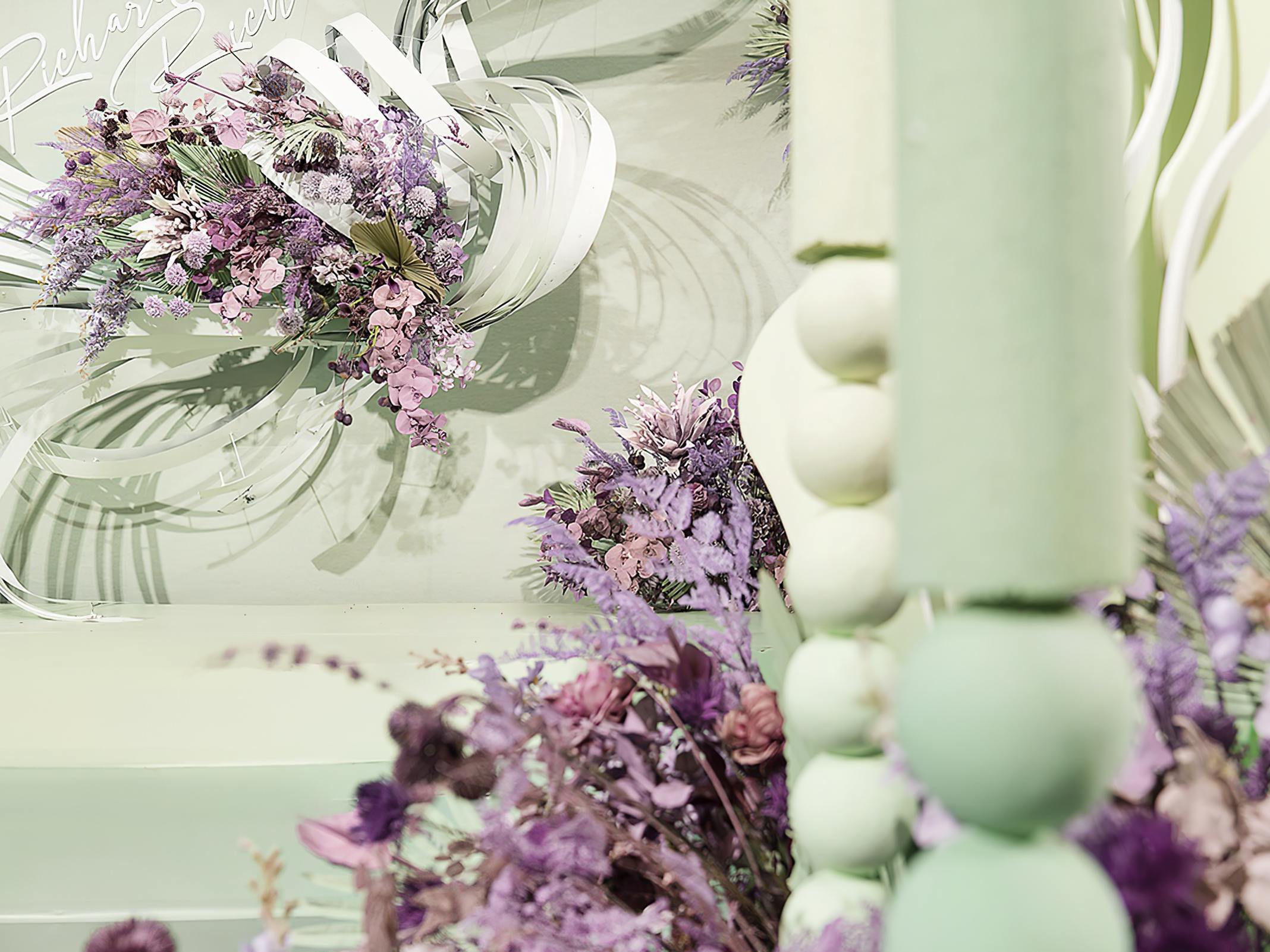 【惊鸿】轻奢西式室内婚礼现场