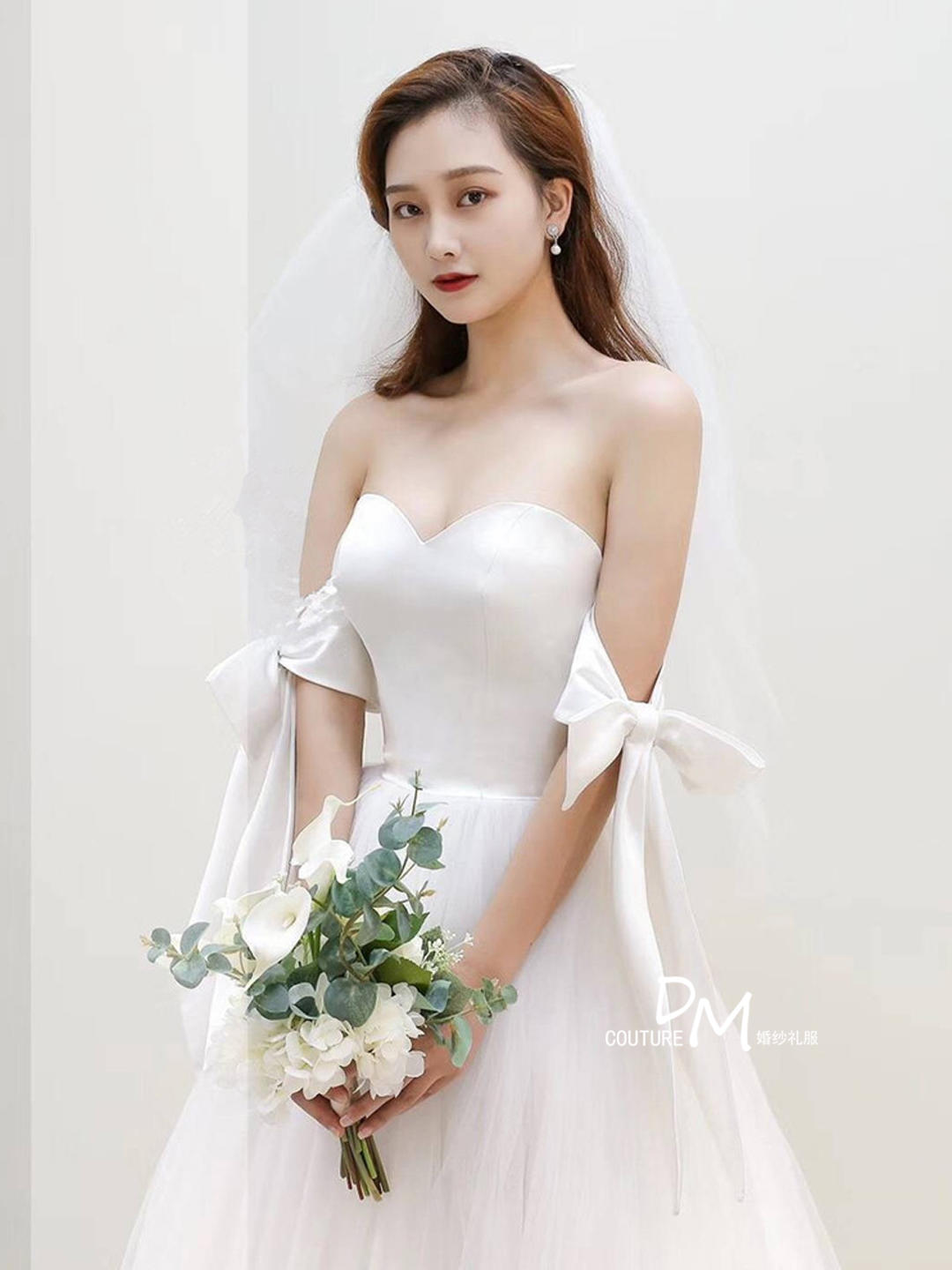 DM婚纱/缎面高定系列/遇见