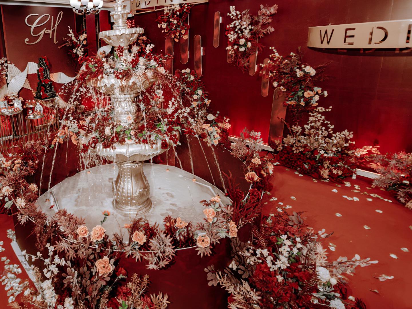 【美过效果图】繁华如梦奢华红金色婚礼 进店有礼