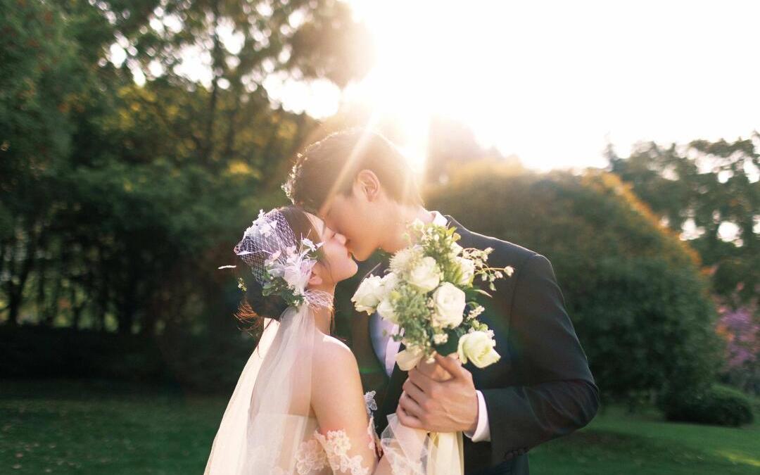 这组森系婚纱照美出天际啦~