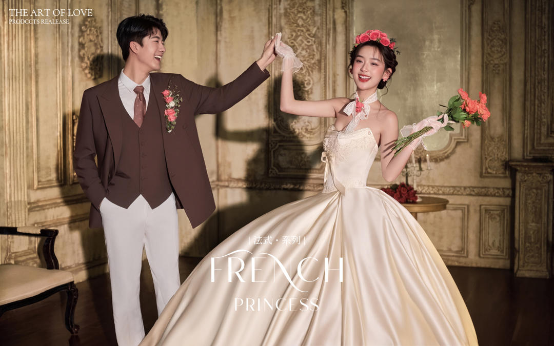 我也不想心动啊｜可这是法式少女感婚纱照诶