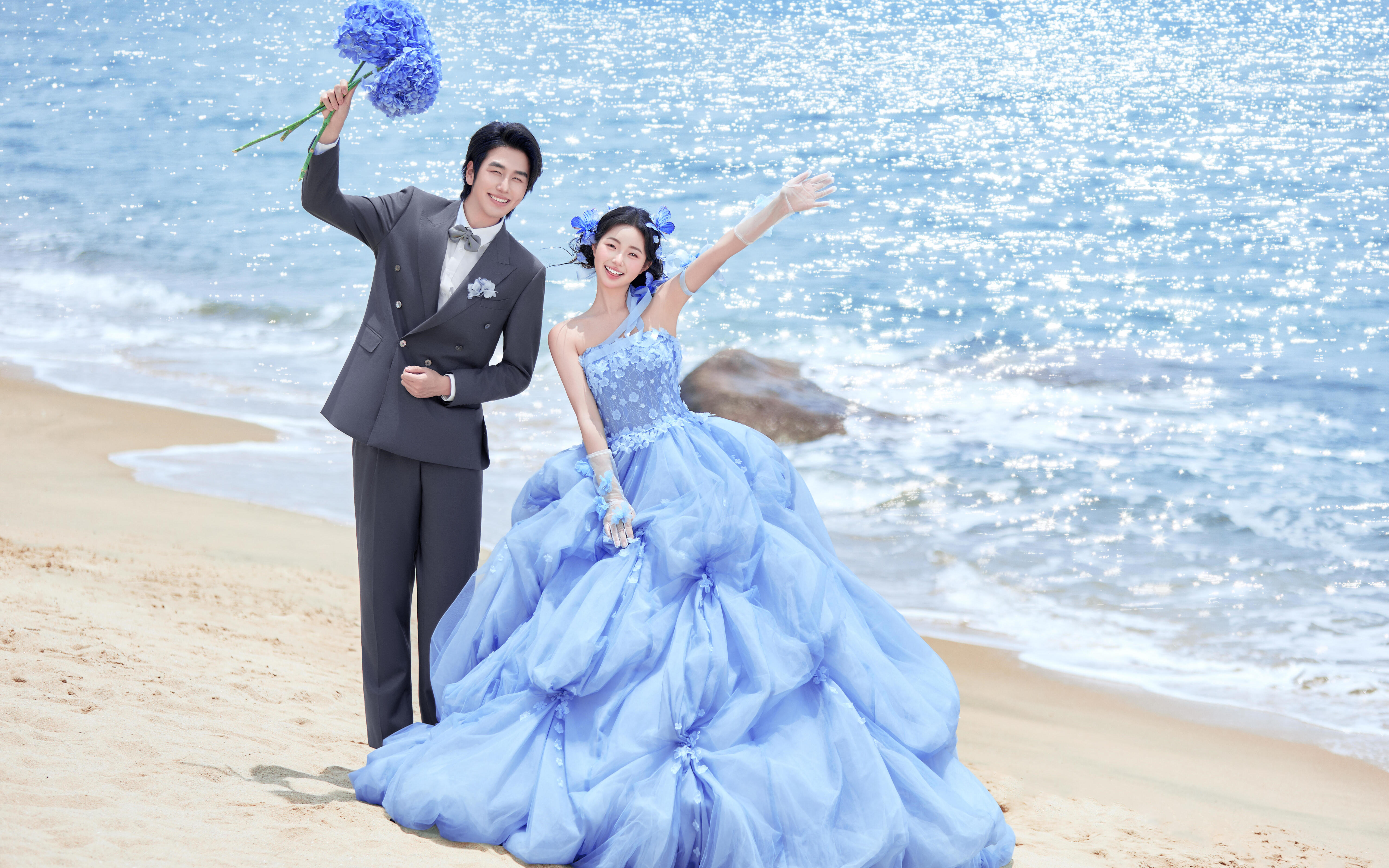 十光堇 | 蓝色花神与大海适配度满分❗️