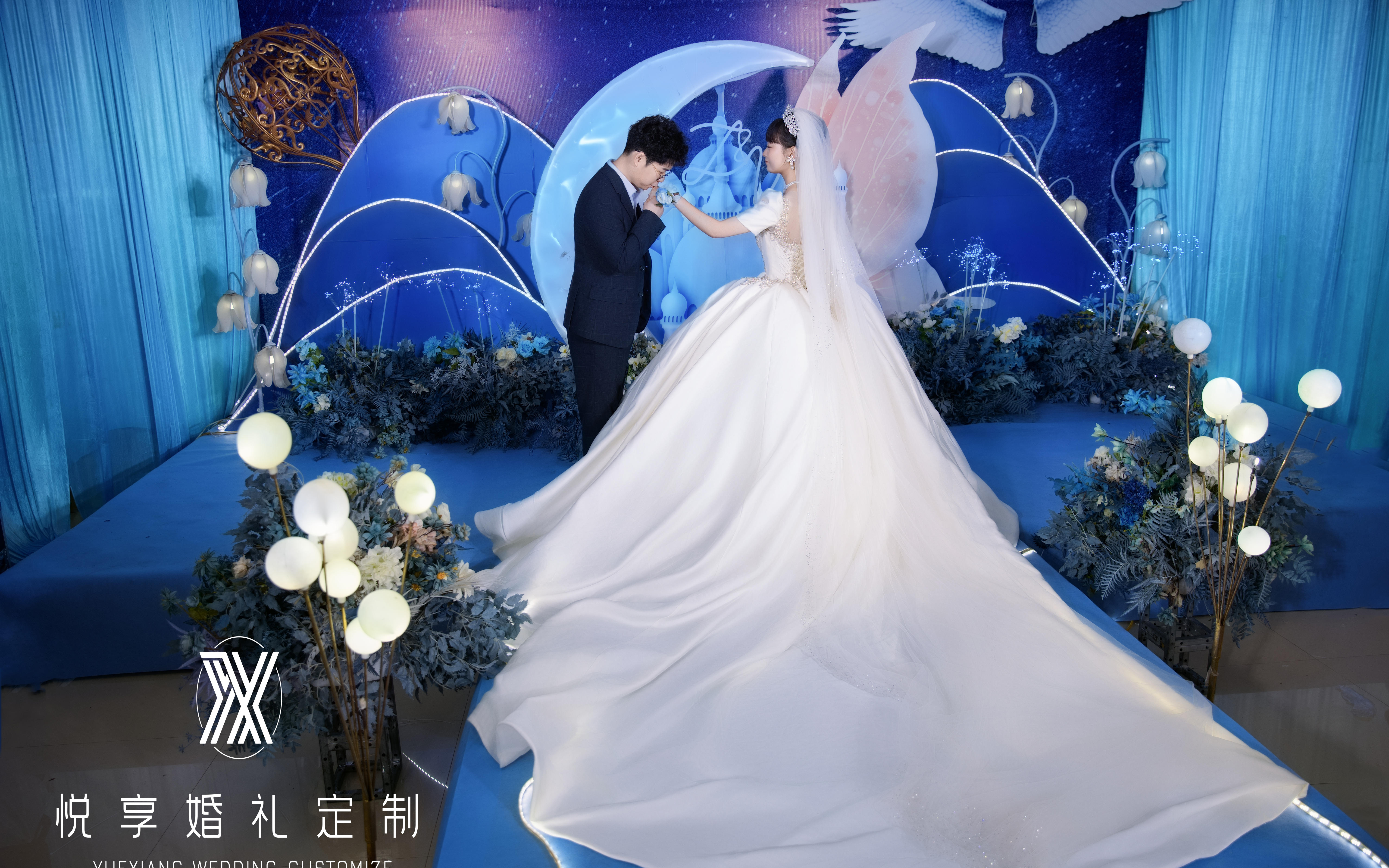 【悦享婚礼】浪漫蓝白调婚礼