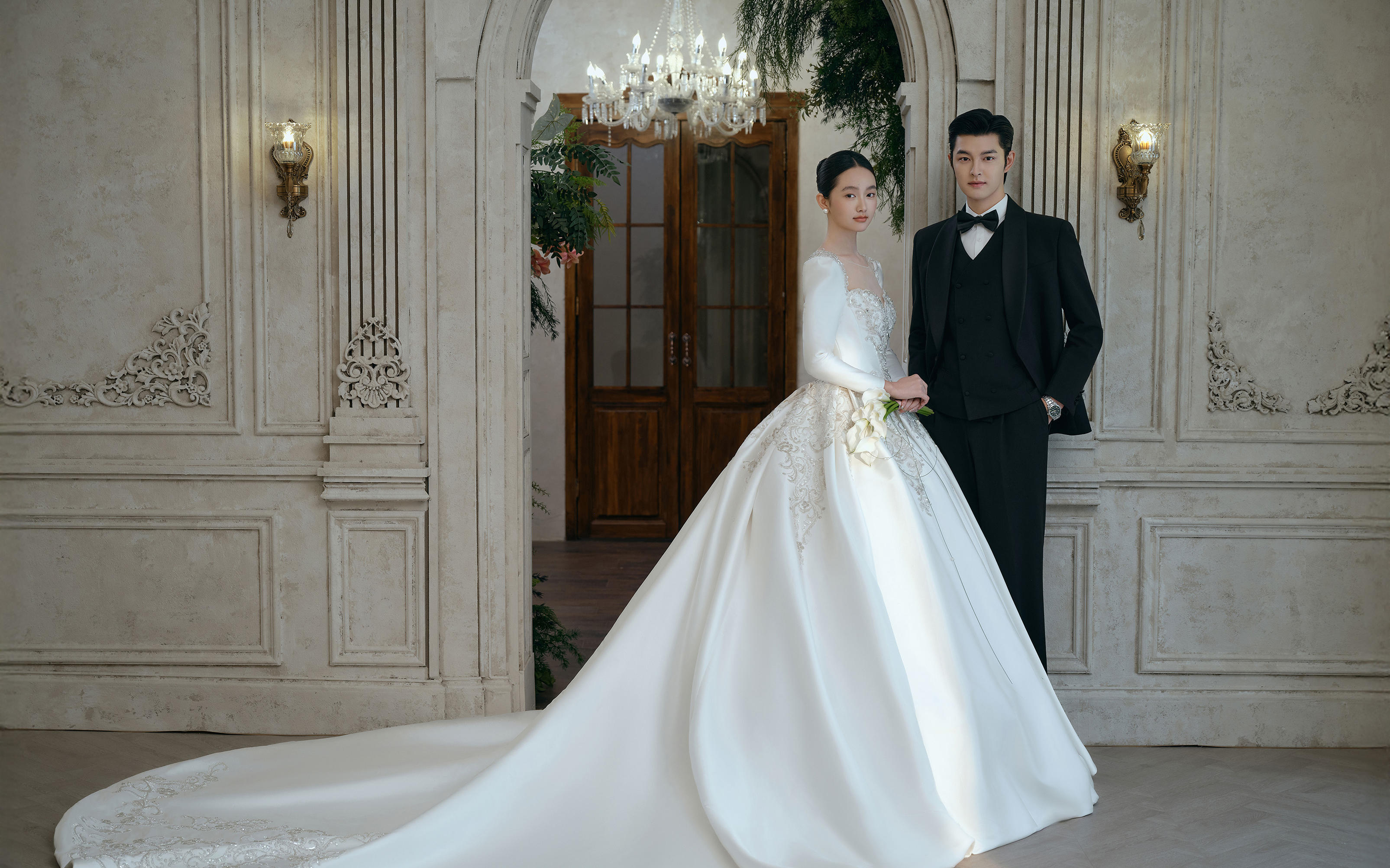仙奢系列——在古典拱门下定格爱与承诺