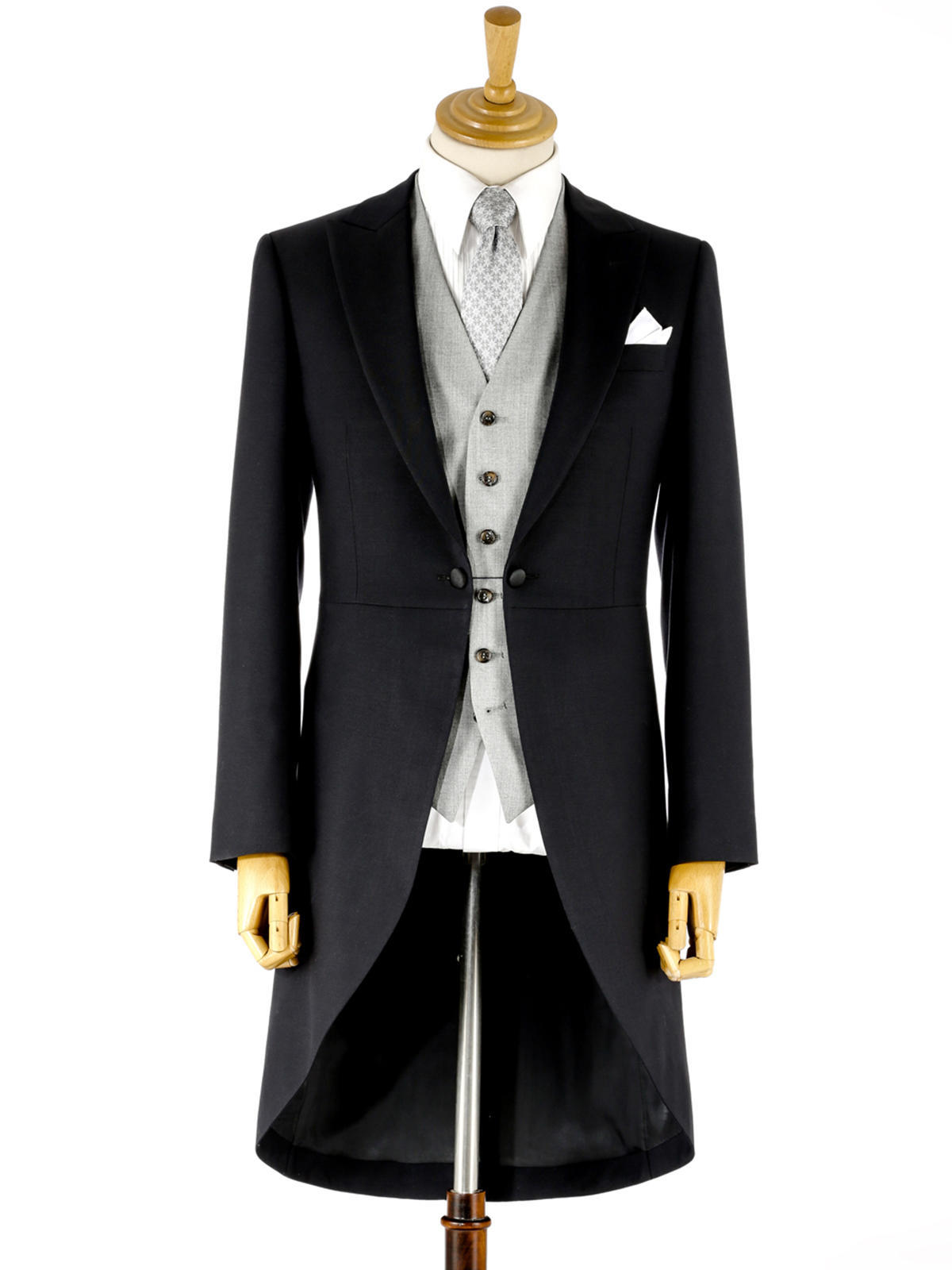 结婚西服礼服宴会长款礼服西服套装