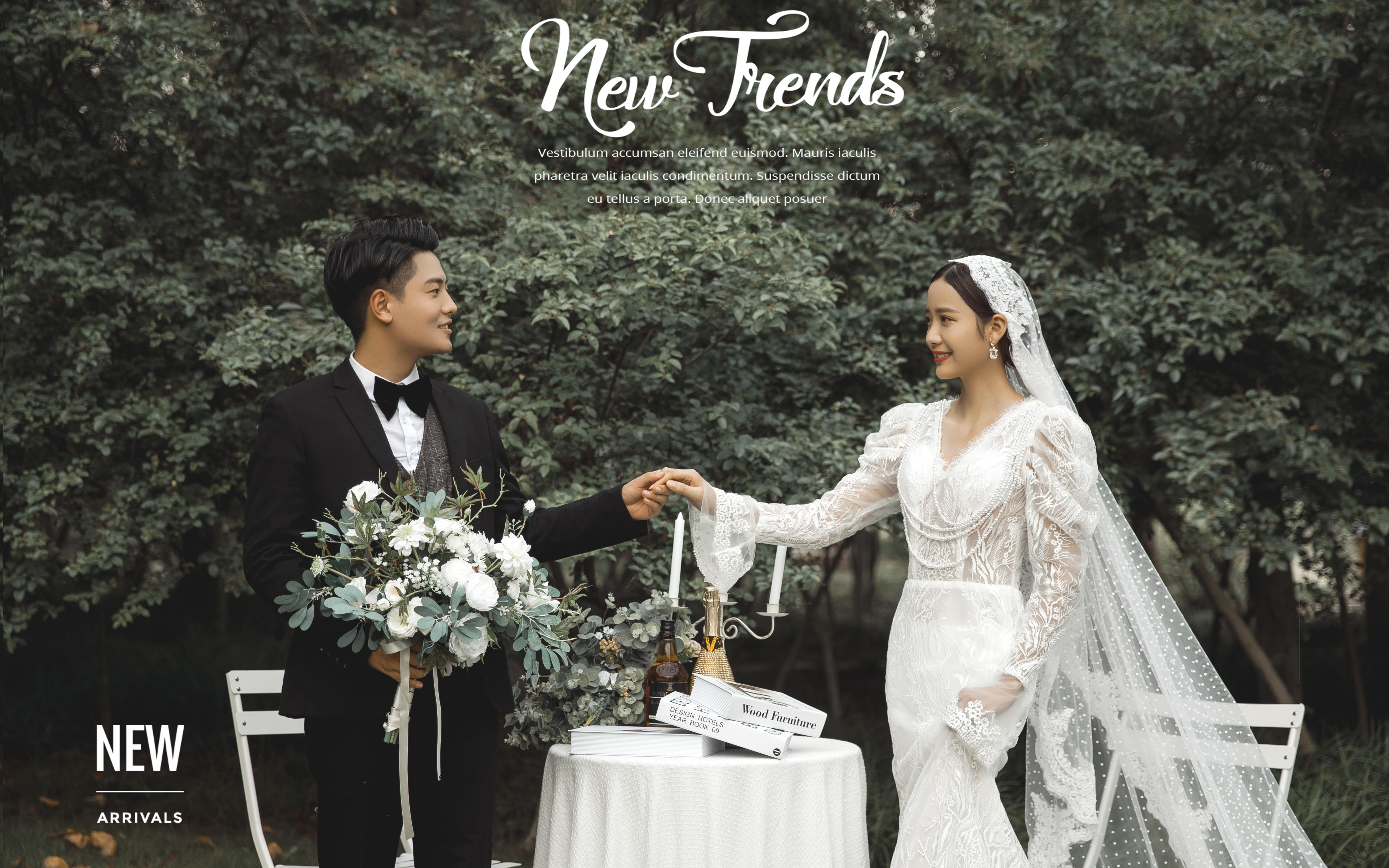 00后偏愛的小眾ins鳳森系婚紗照