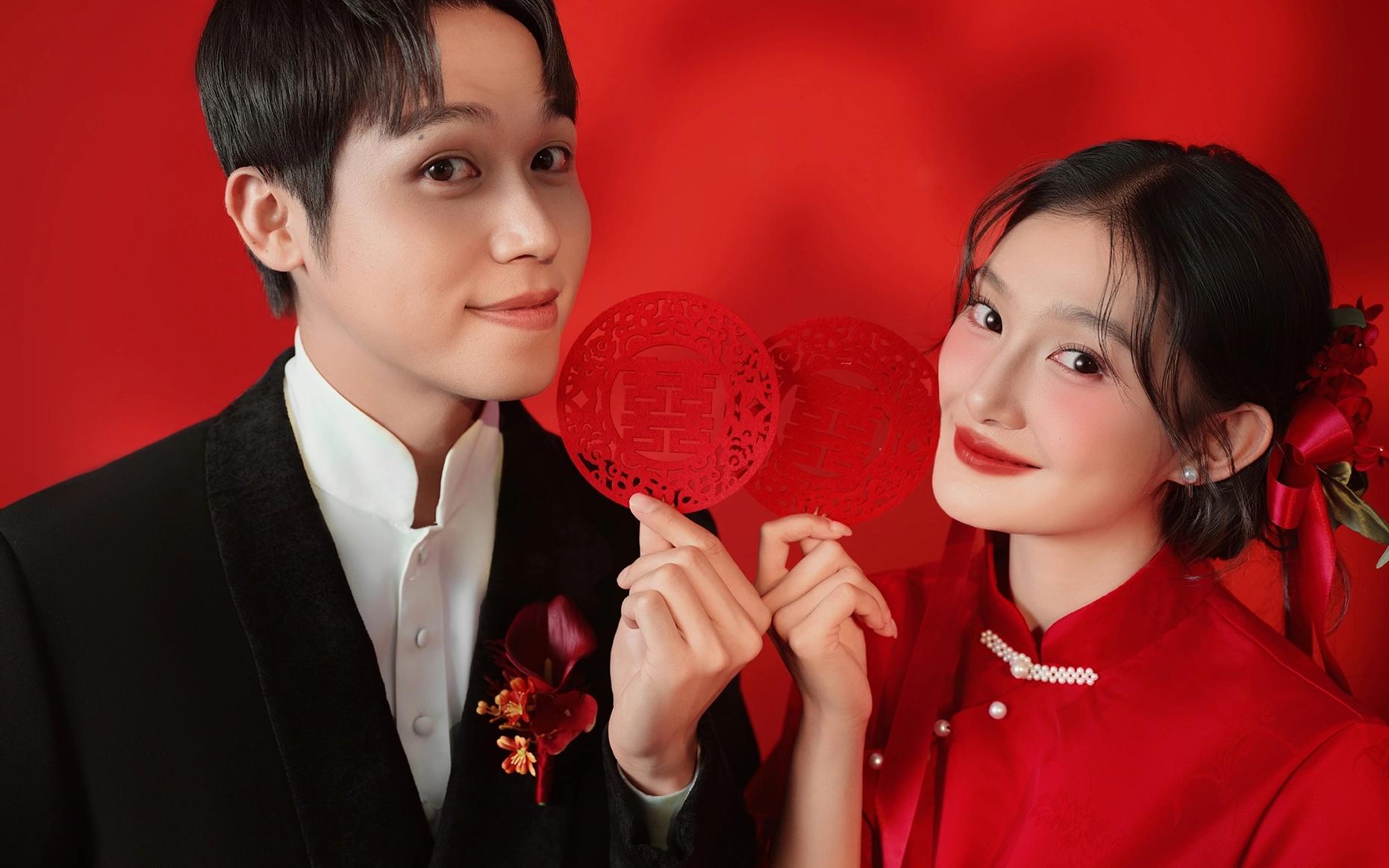 结婚必种草‼️新中式喜嫁婚纱照太好看啦❤️