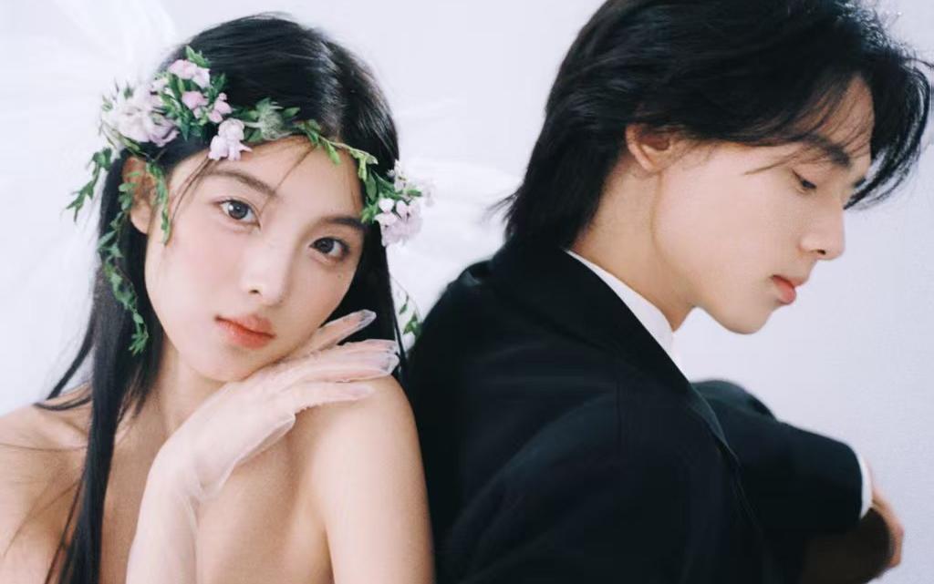 这哪是室内婚纱照❗️确定不是韩杂❓