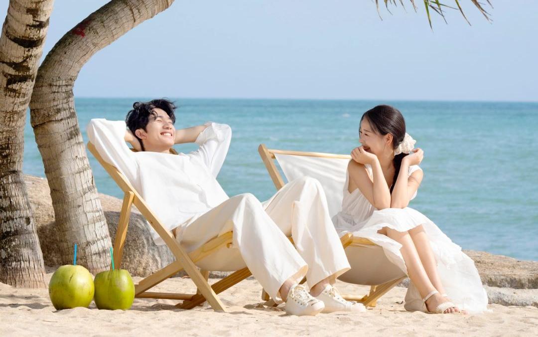 🔥被夸爆的椰林海边婚纱照