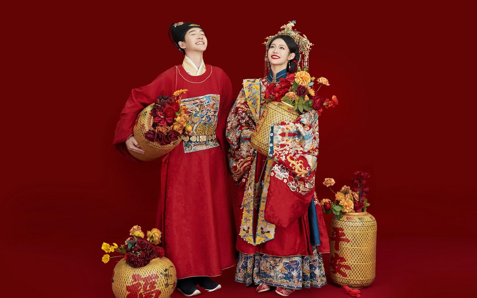 要拍就拍汉服喜嫁婚纱照💐宿命感拉满🧧