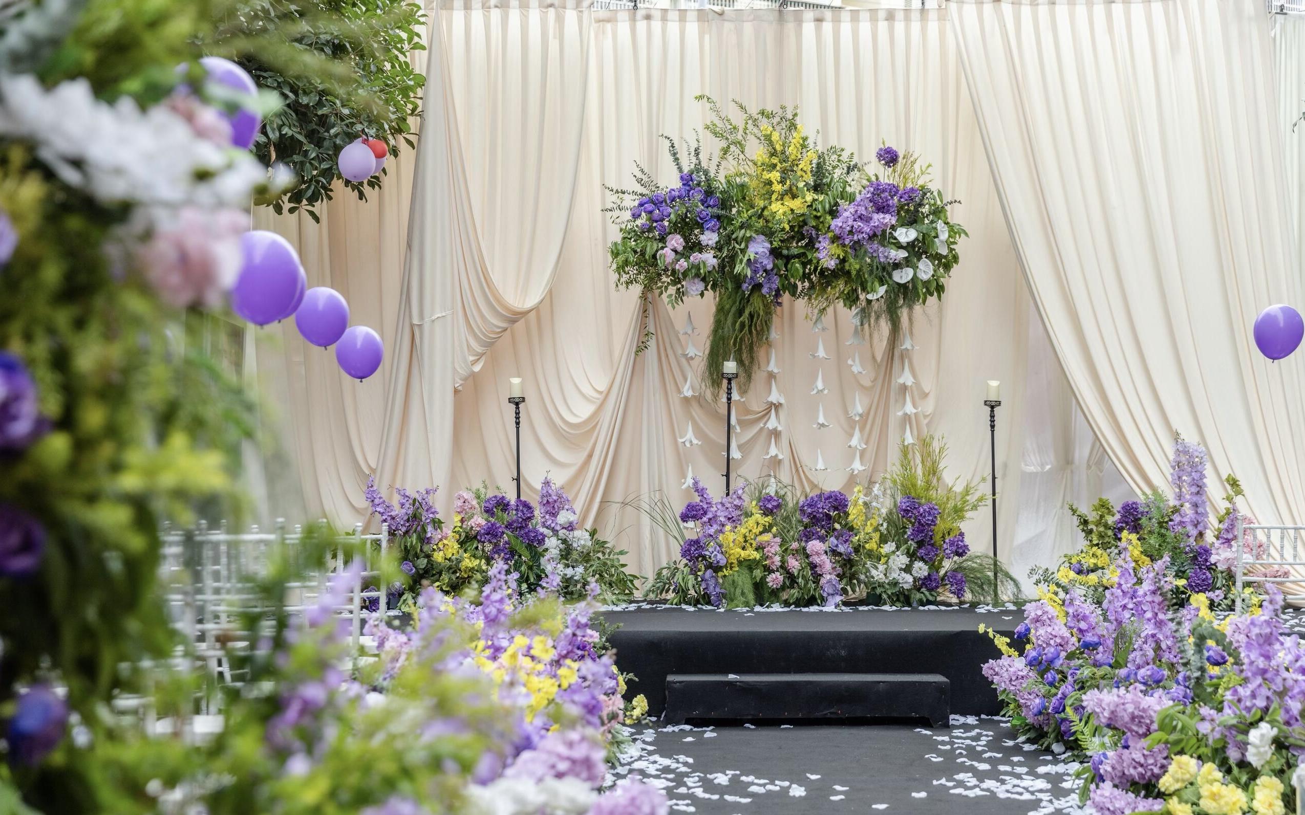 絕絕子布幔婚禮