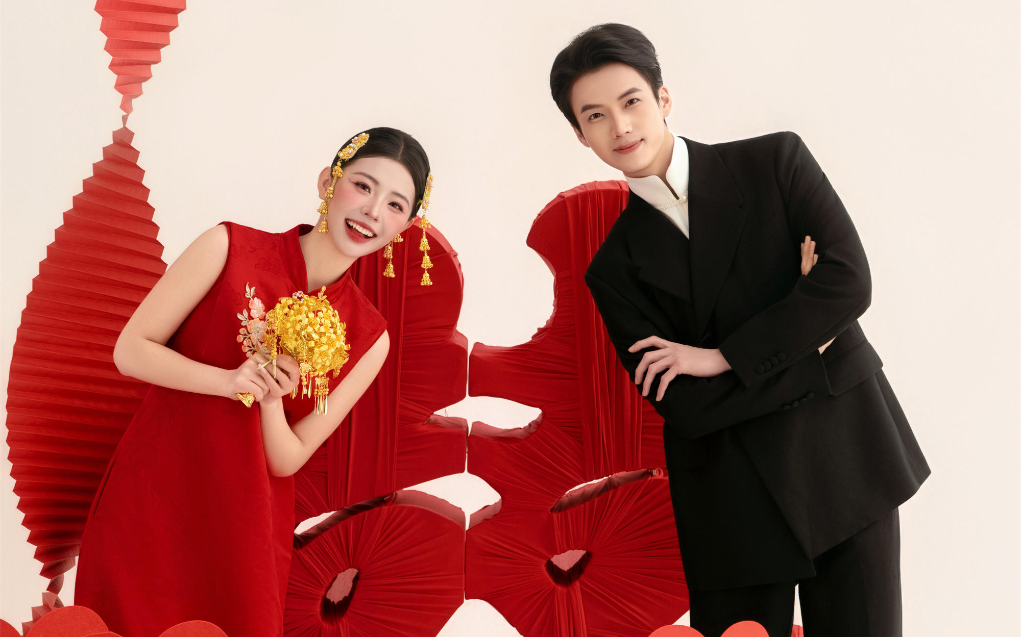 嶼墨影像｜新中式婚紗照｜雙囍成畫