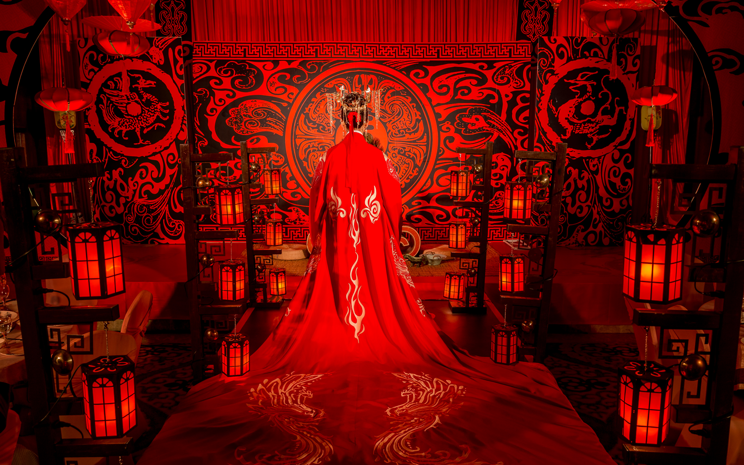 汉式红色婚典