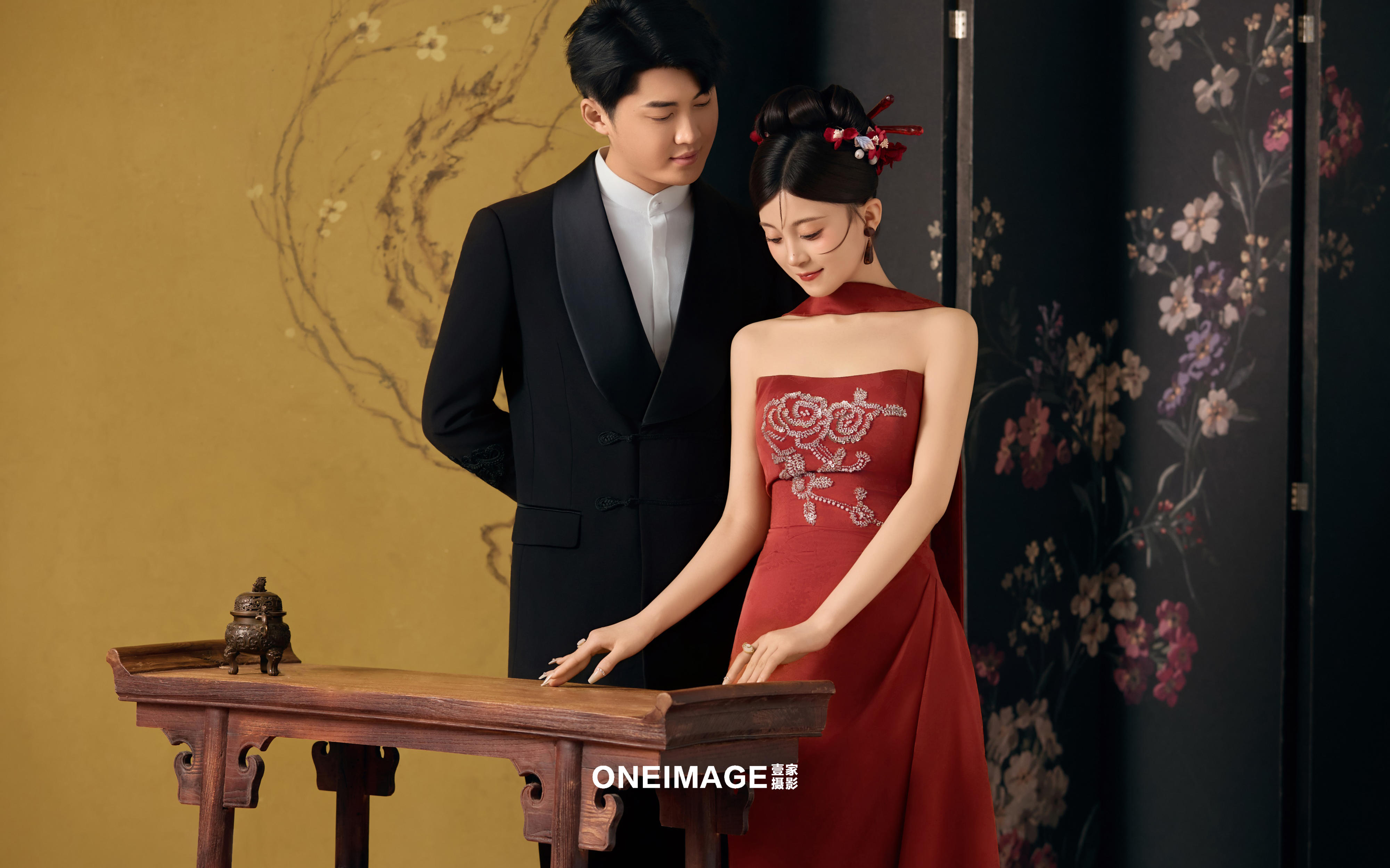 【壹家摄影】菏泽中式婚照~氛围感直接把我锁死💘
